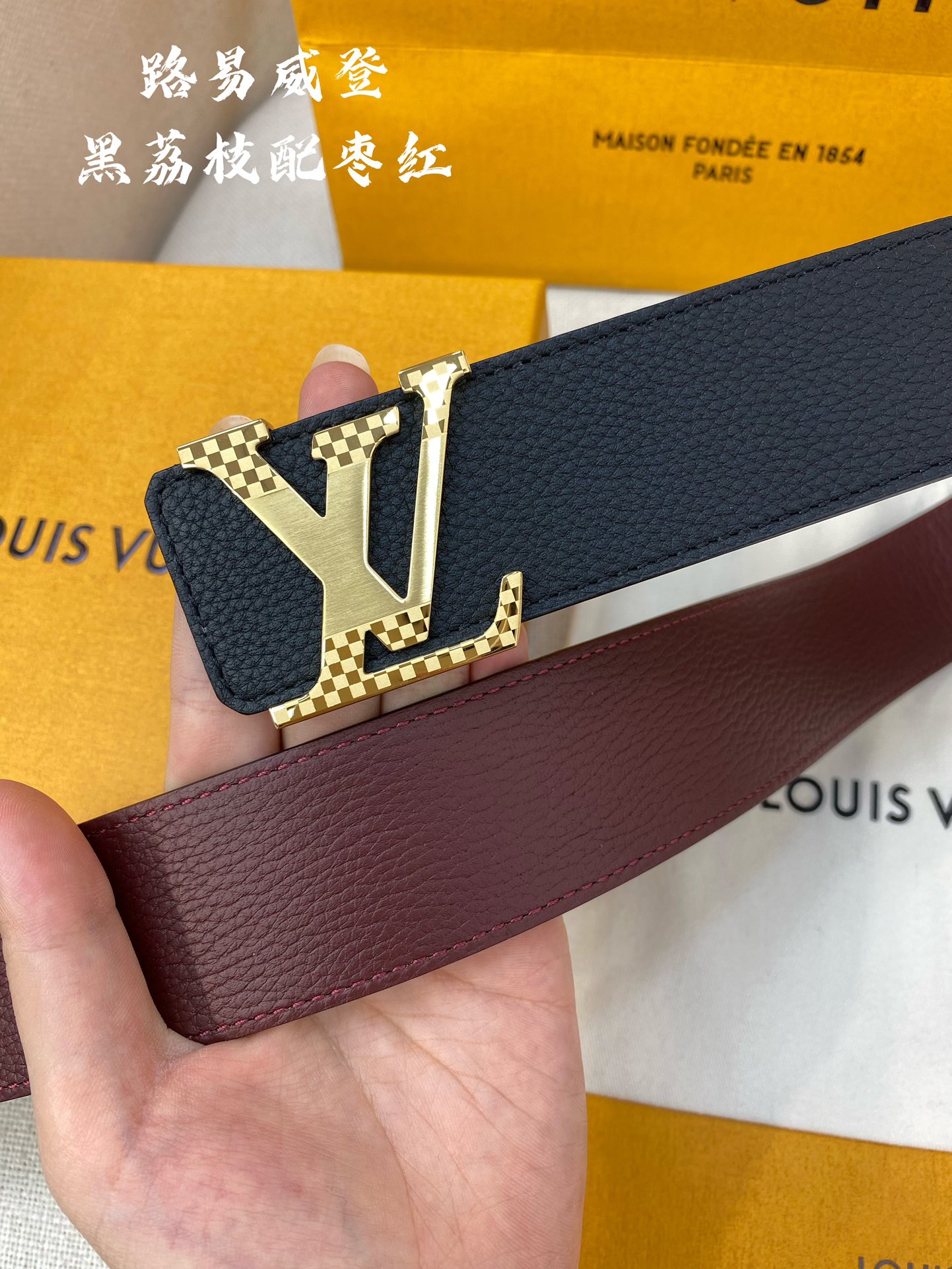 LV代工厂货品4.0宽度可验货正品一