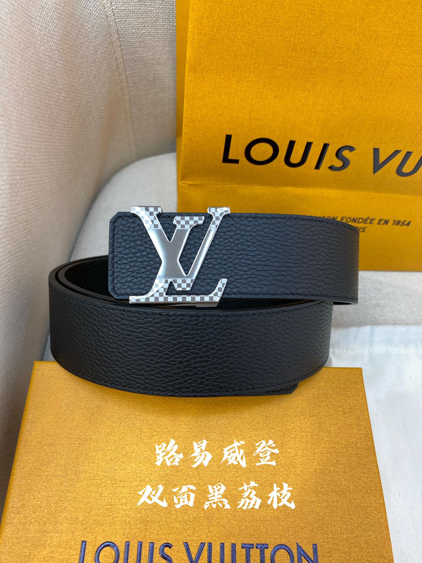 LV代工厂货品4.0宽度可验货正品一