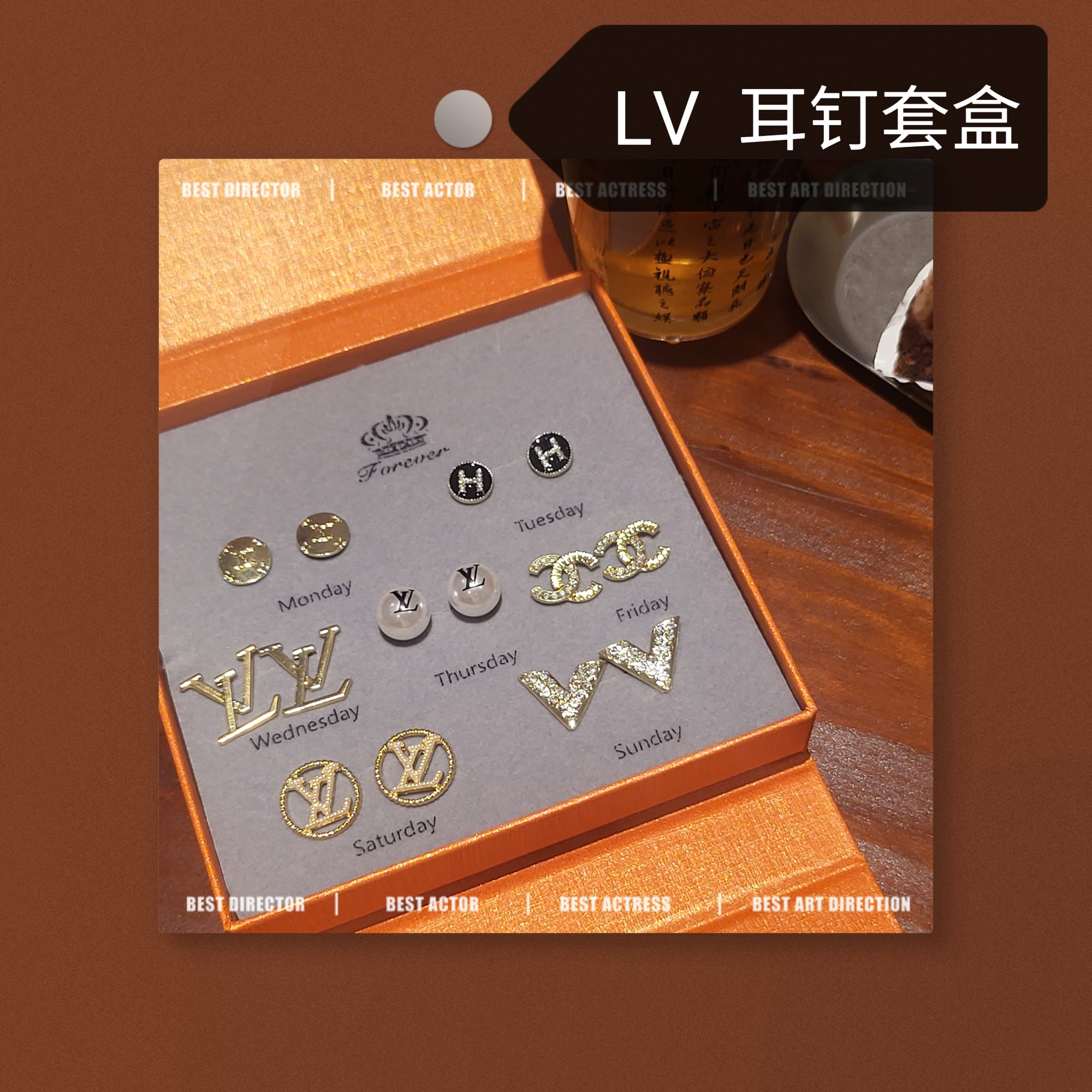 New Chanel ᯓHigh end LV earringsA very surprising earring gift boxIt's - Jewelry