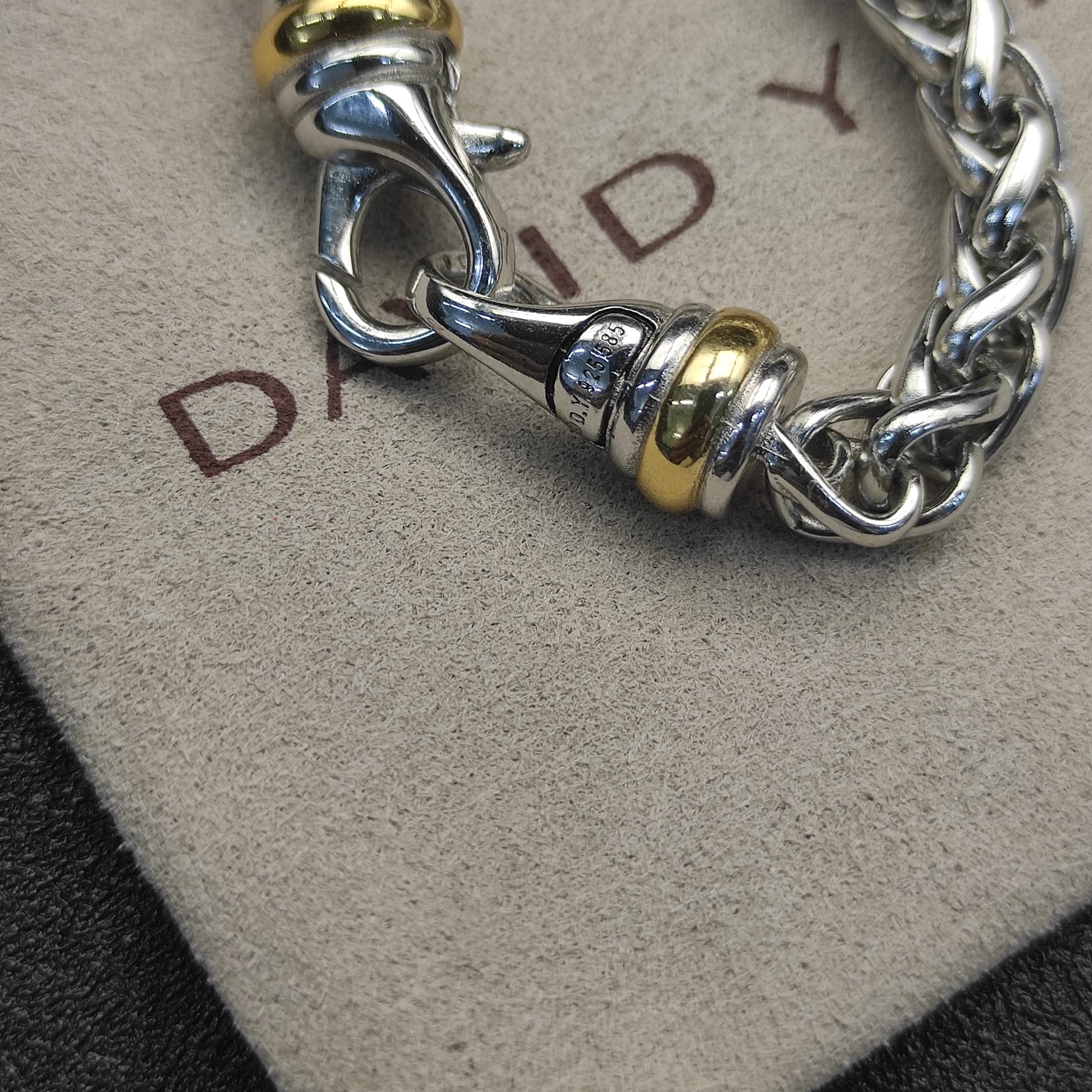 NO:110760,David Yurman 6mm color separation hook head bracelet. Size 19cm, 21cm, 23cm, number DYSL-015, jewelry quality, saint laurent, bracelet19860909David Yurman 6mm分色钩头手链. 尺寸19cm,21cm,23cm, 编号DYSL-015,饰品精品,saint laurent,bracelet,Jewelry