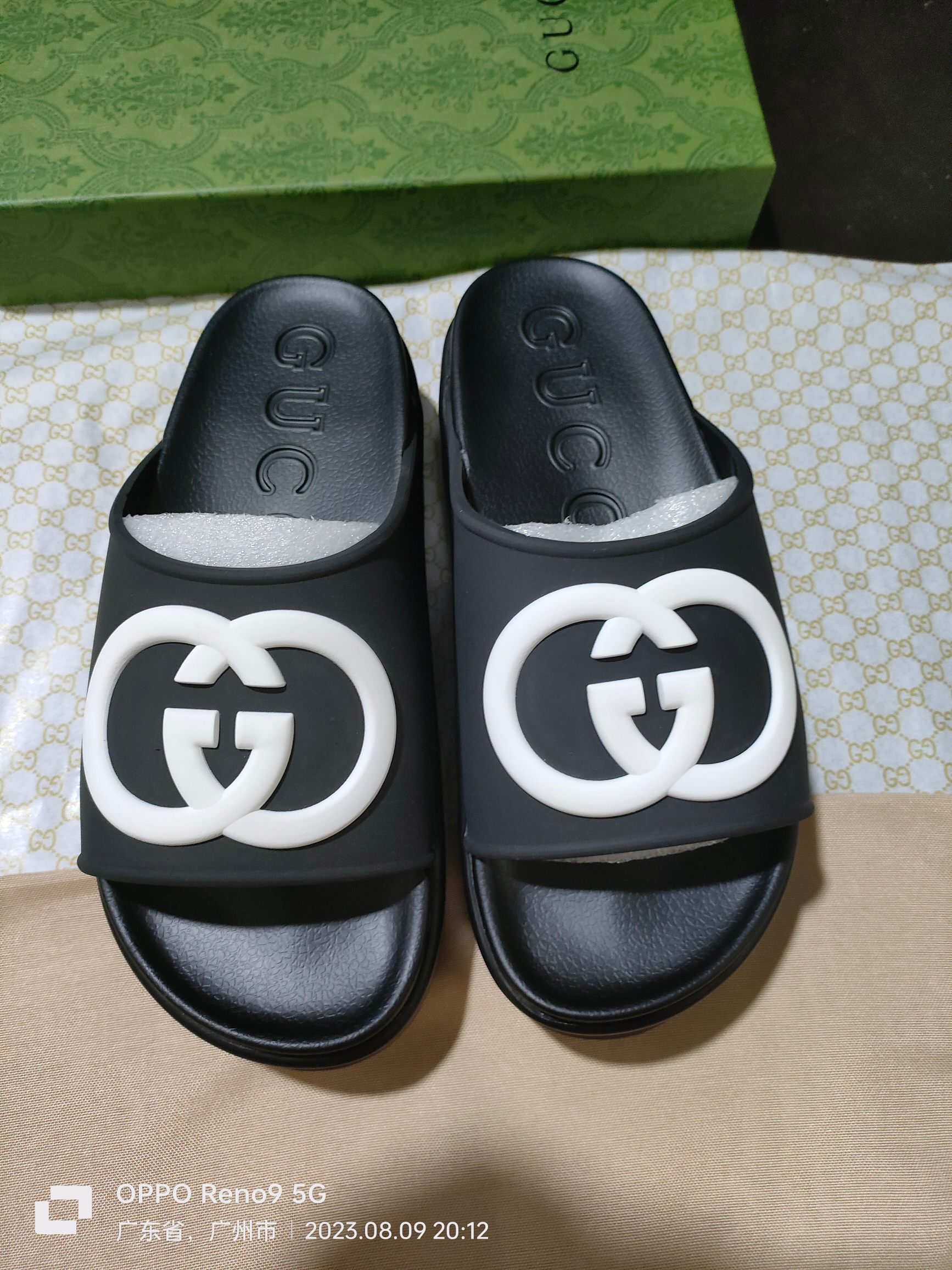 NO:164422,New ~ Guqi thick-soled new slippers size 35-45, slippers, slippers19860909上新啦～～古奇厚底新款拖鞋35-45码,拖鞋,slippers,Women's Shoes
