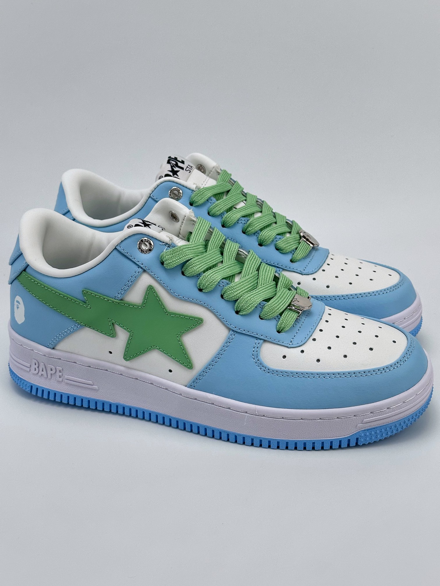 Bape x Air Force 1 '07 Low Blue Green 1H70191005