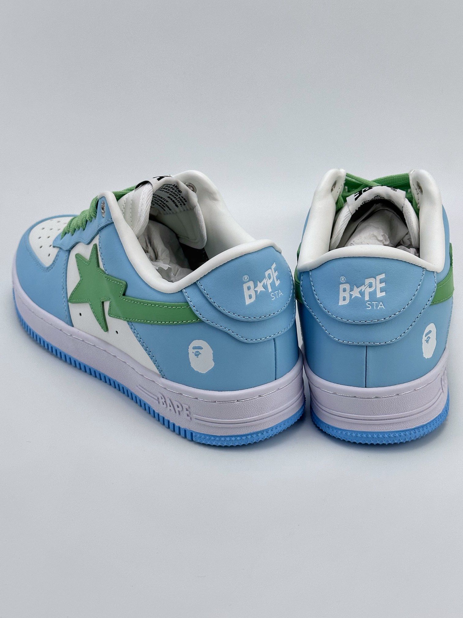 Bape x Air Force 1 '07 Low Blue Green 1H70191005