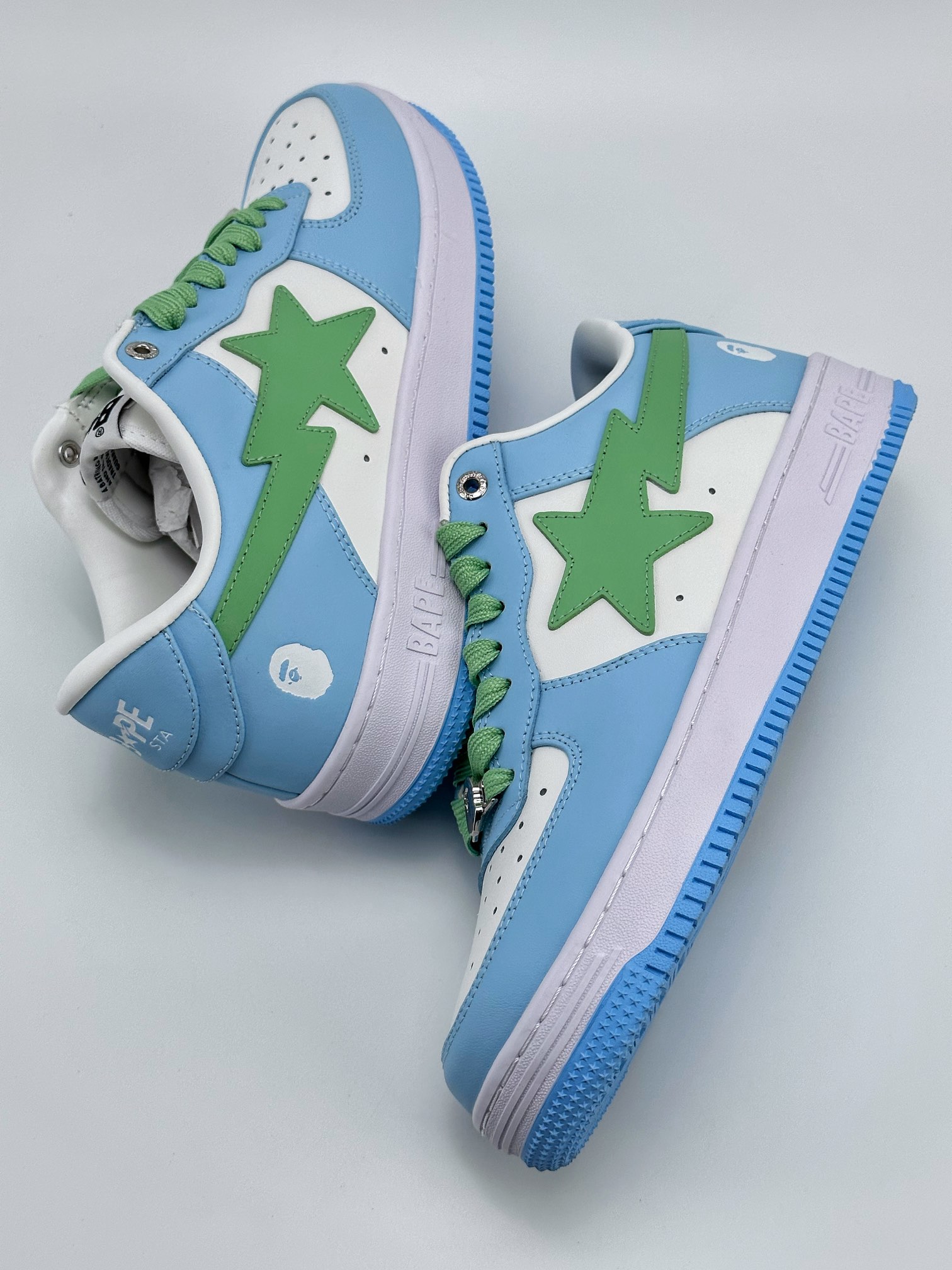 Bape x Air Force 1 '07 Low Blue Green 1H70191005