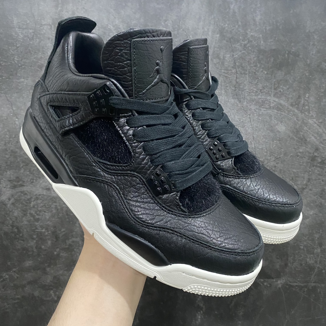 【外贸版】Air Jordan 4 Retro Premium \” Pony Hair Black \” 乔4 AJ4  黑白巅峰 奢华黑 819139-010nn专业AJ4大厂出品 优势供应市场一线大厂水准 平民价格定位全新模具开发 纯正4代正确鞋型进口头层皮料 高清洁度 立体高频四线中底拉帮 网格大小 各方面细节都不错品质完全碾压市面诸多嘴炮\”纯原\”杀猪版本n纯原市场最高工艺复刻 无色差修正 原盒原配独家配原鞋拆解开发 原装头层皮冲裁 一切细节见高清实拍nSize ：40 40.5 41 42 42.5 43 44 44.5 45 46 47.5-莆田鞋批发中心