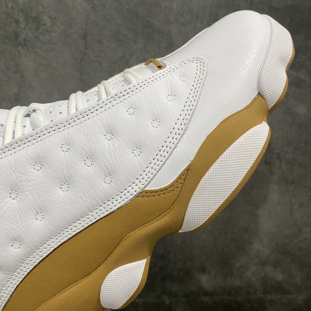 Pure original Air Jordan AJ13 produced in Dongguan, wheat white and brown 414571-171