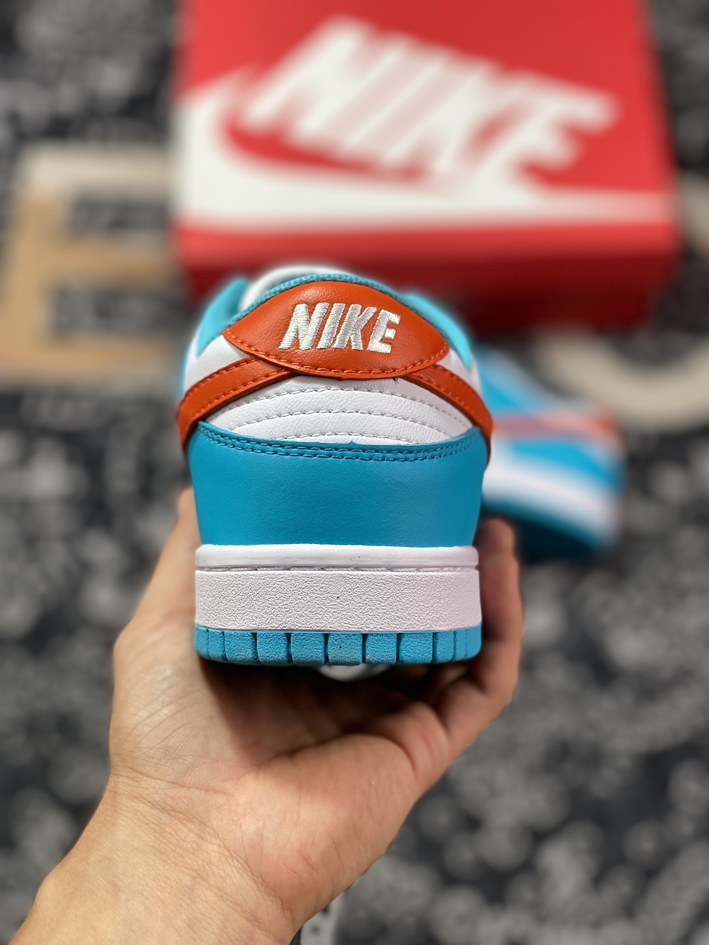 200 NK Dunk Low ”Miami Dolphins“ 白蓝橙 DV0833-102