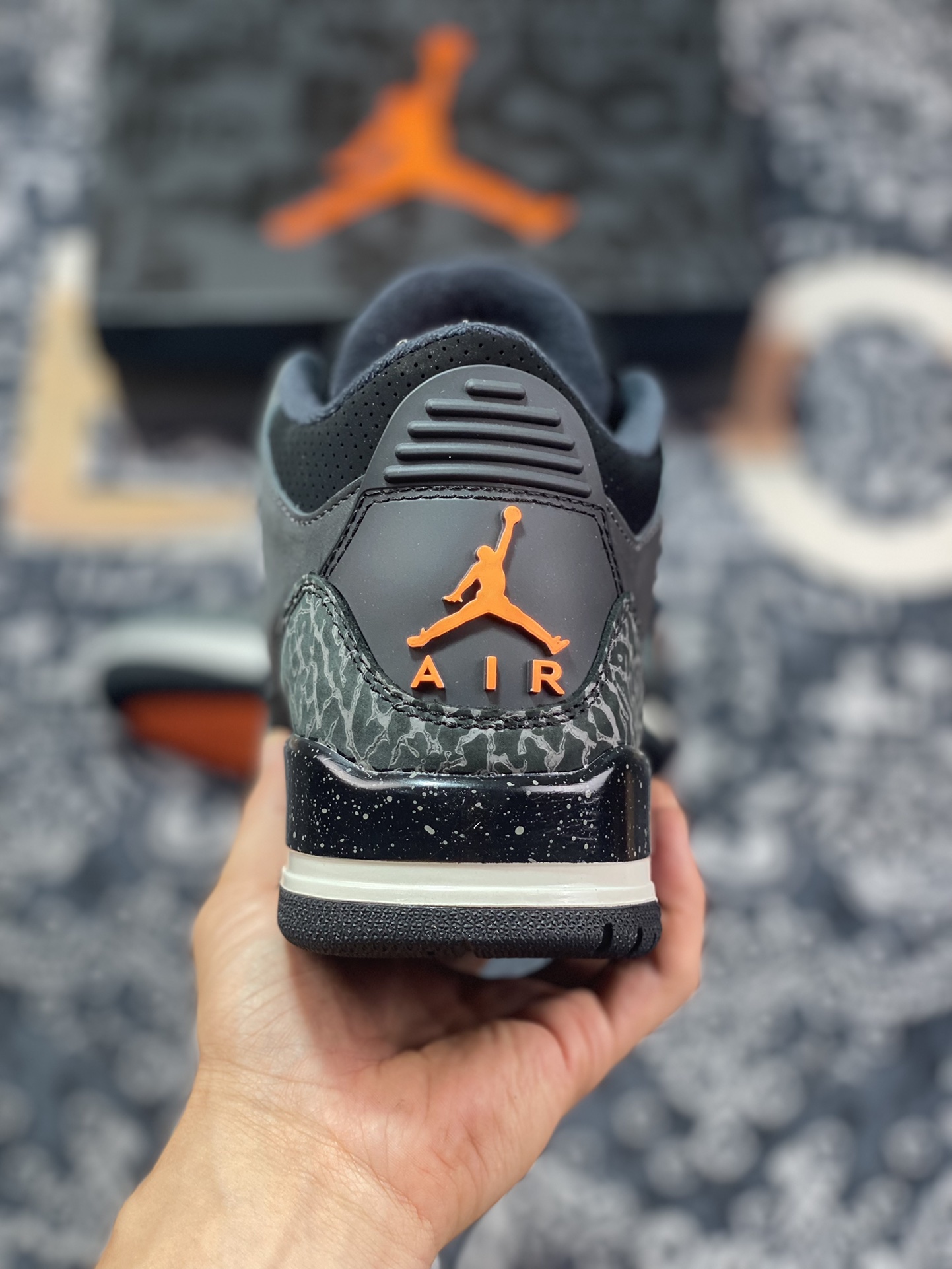 Air Jordan AJ3 Retro Gray Black CT8532-080