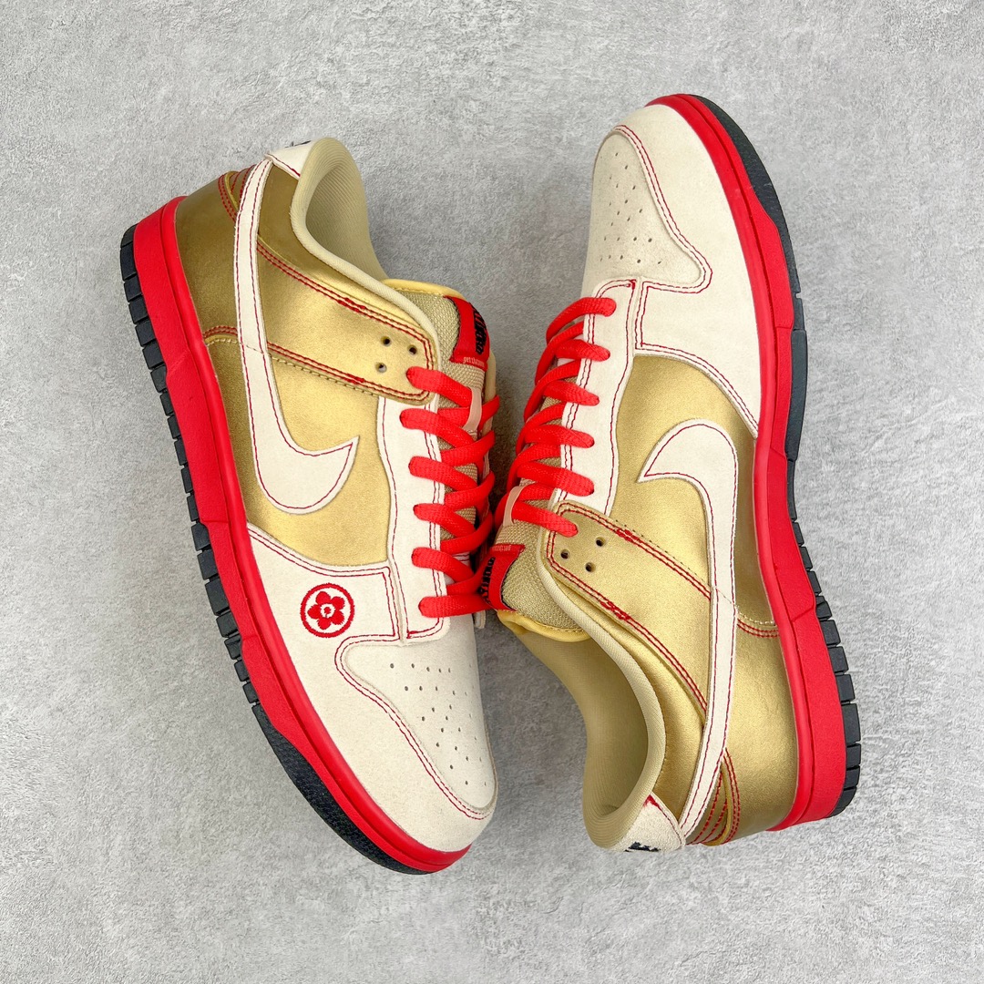 图片[3]-💰260 ＃CF纯原 NK Dunk SB Low Pro 招财猫金色 304292-771 大厂出品 极力推荐 原装头层材料 独家版型蒸餾加工帶來的是更好的视觉和脚感体验大厂纯原品质出货 清洁度 电绣工艺 皮料切割干净无任何毛边 细节完美 尺码：39 40 40.5 41 42 42.5 43 44 44.5 45 编码：by3936030-运动鞋