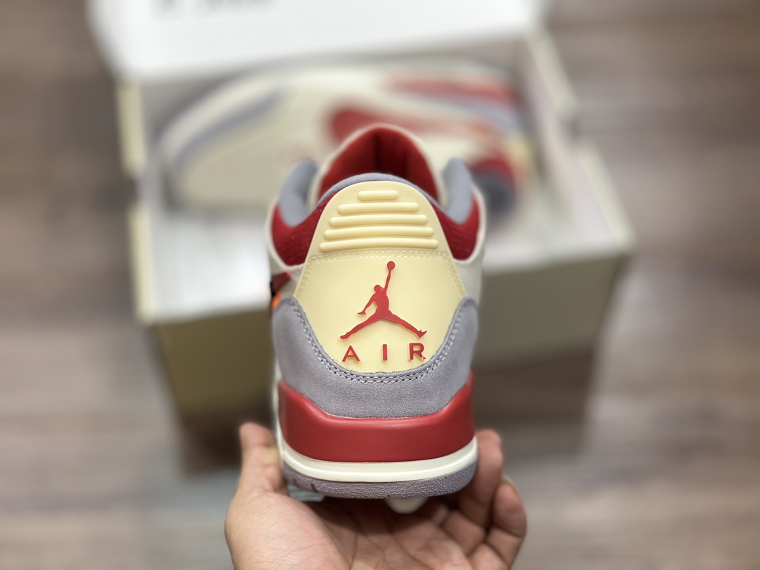 380 Air Jordan 3 Aj3 乔丹3代 off-white联名篮球鞋 DH7139-123