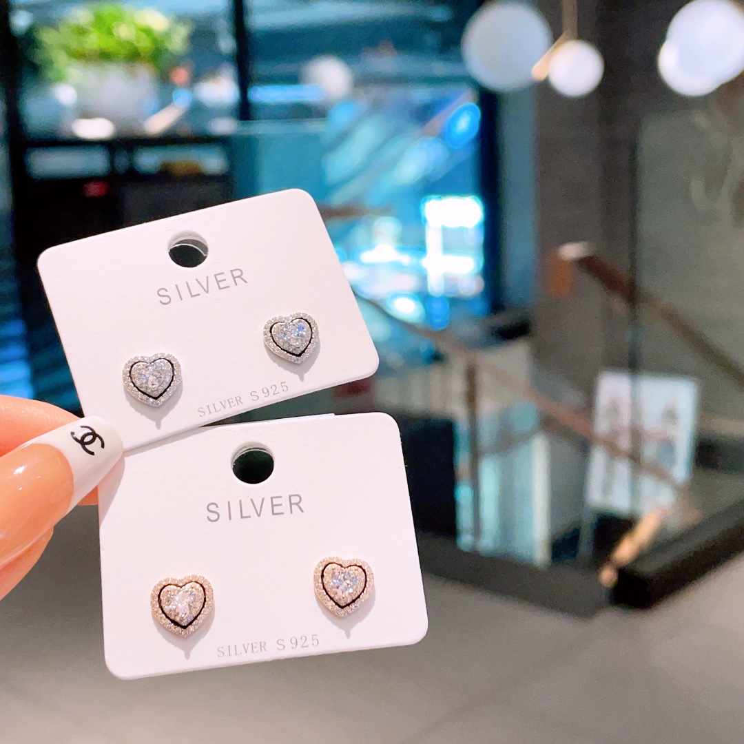 Low Allergy Silver Earrings Precision Father's Day Gold