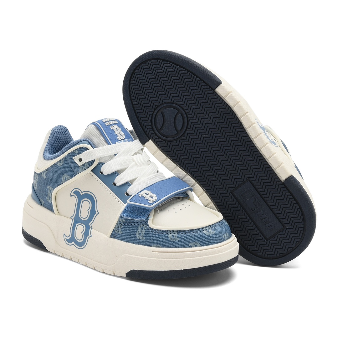 图片[8]-MLB官方同步 男女儿童休闲板鞋复古老花中帮学生潮鞋春夏新款童鞋 码数 24-37 （24-27 松紧带 28-37 鞋带）-选品中心