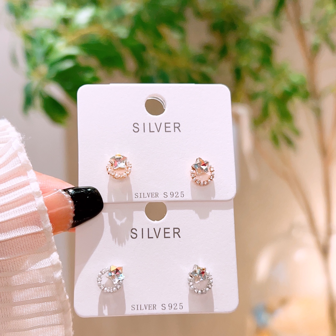 Allergiearmes Silber Ohrringe Weich Muttertag Silber