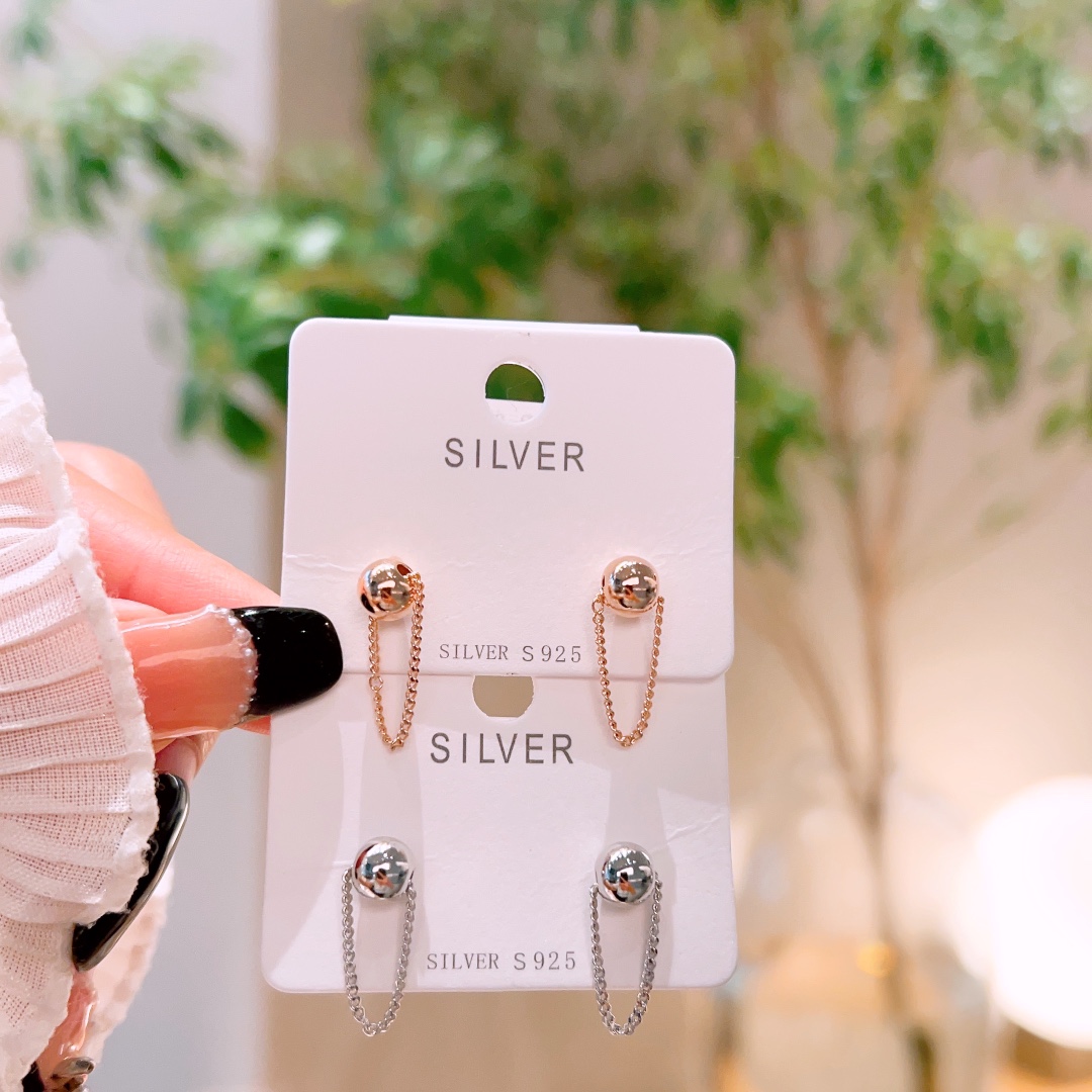 Feinsilber Ohrringe Präzision Valentinstag Silber