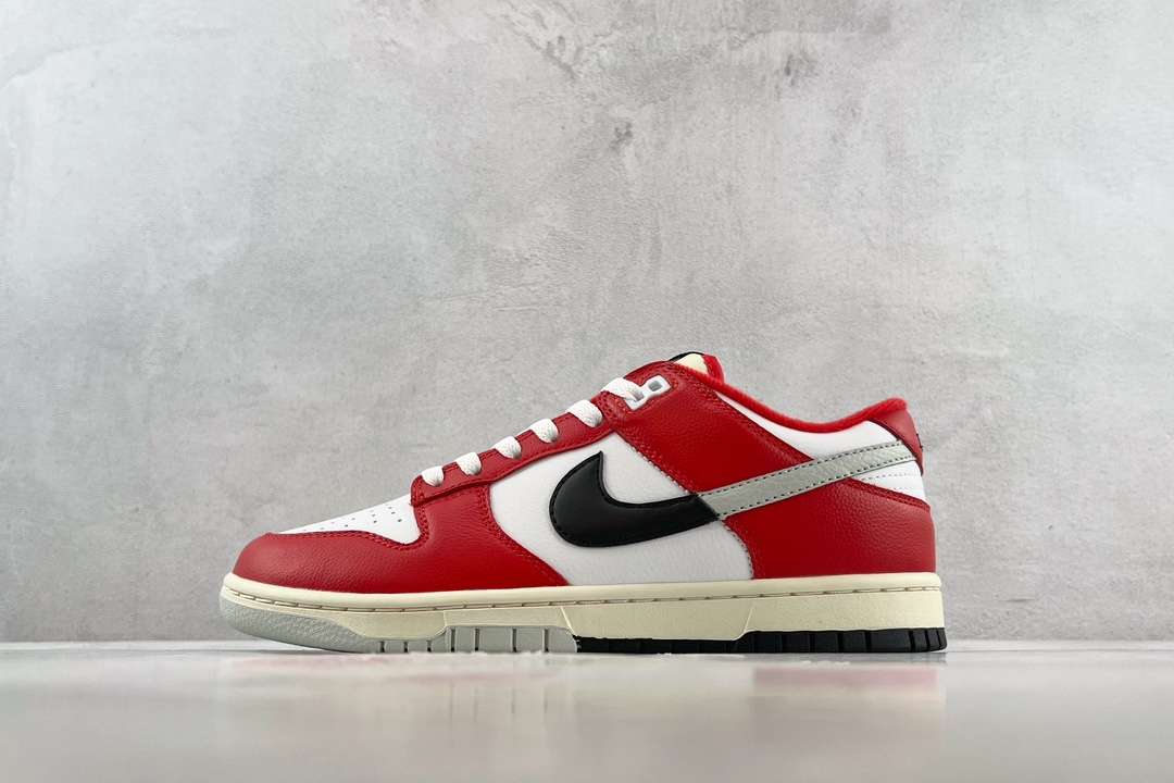 Nike Dunk Low ”Chicago Split” 芝加哥 红白 DZ2536-600