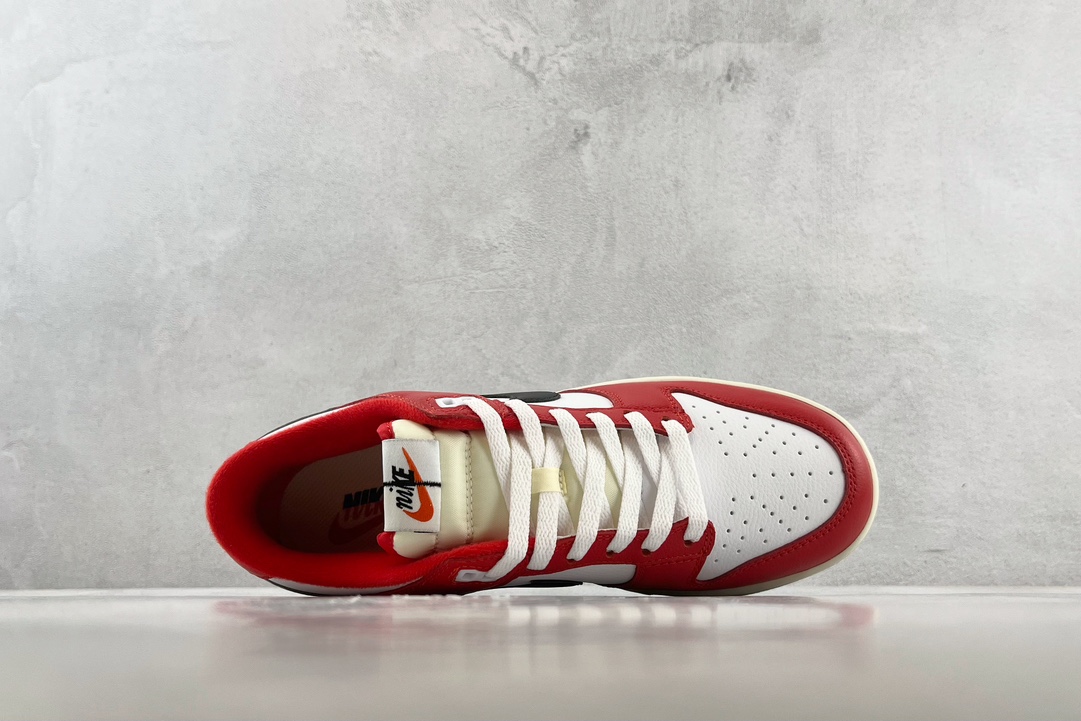 Nike Dunk Low ”Chicago Split” 芝加哥 红白 DZ2536-600