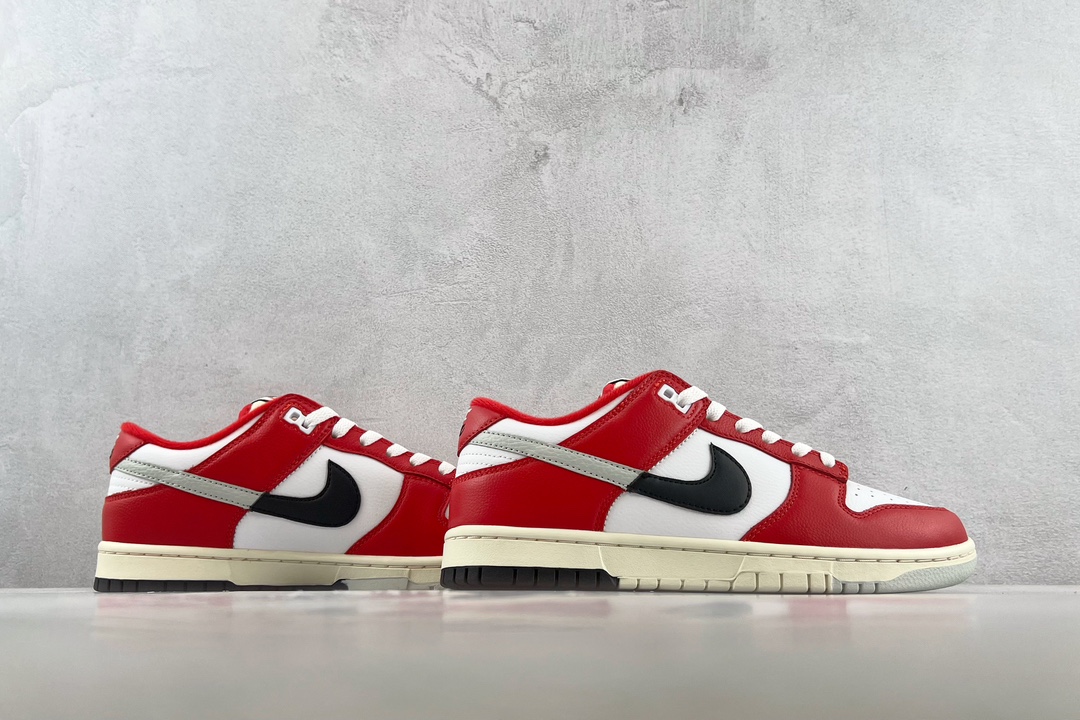 Nike Dunk Low ”Chicago Split” 芝加哥 红白 DZ2536-600