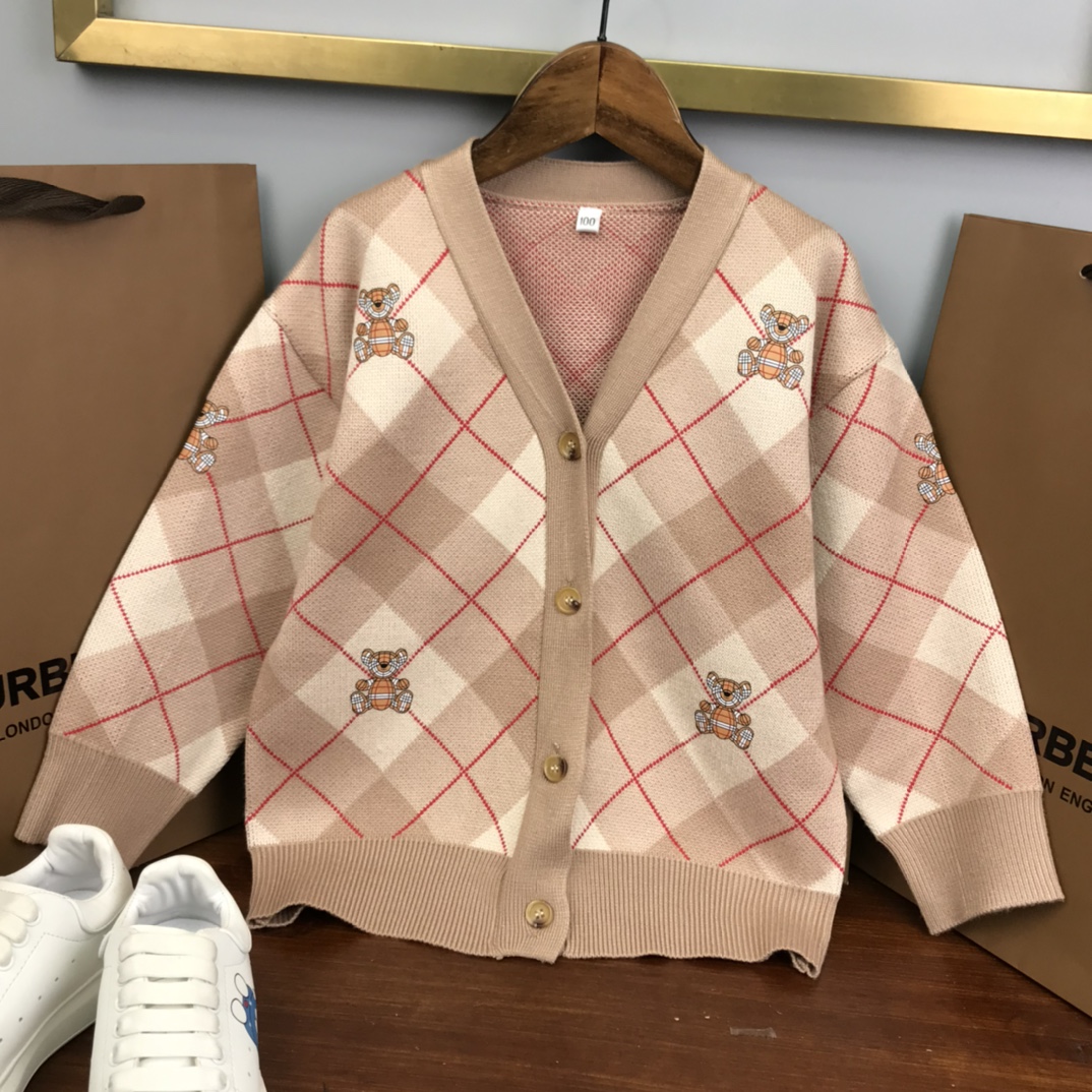 2023 Autumn Fashion: Teddy’s Tweedy Wool Jacket for Kids, Sizes 100-160 - 图片 8