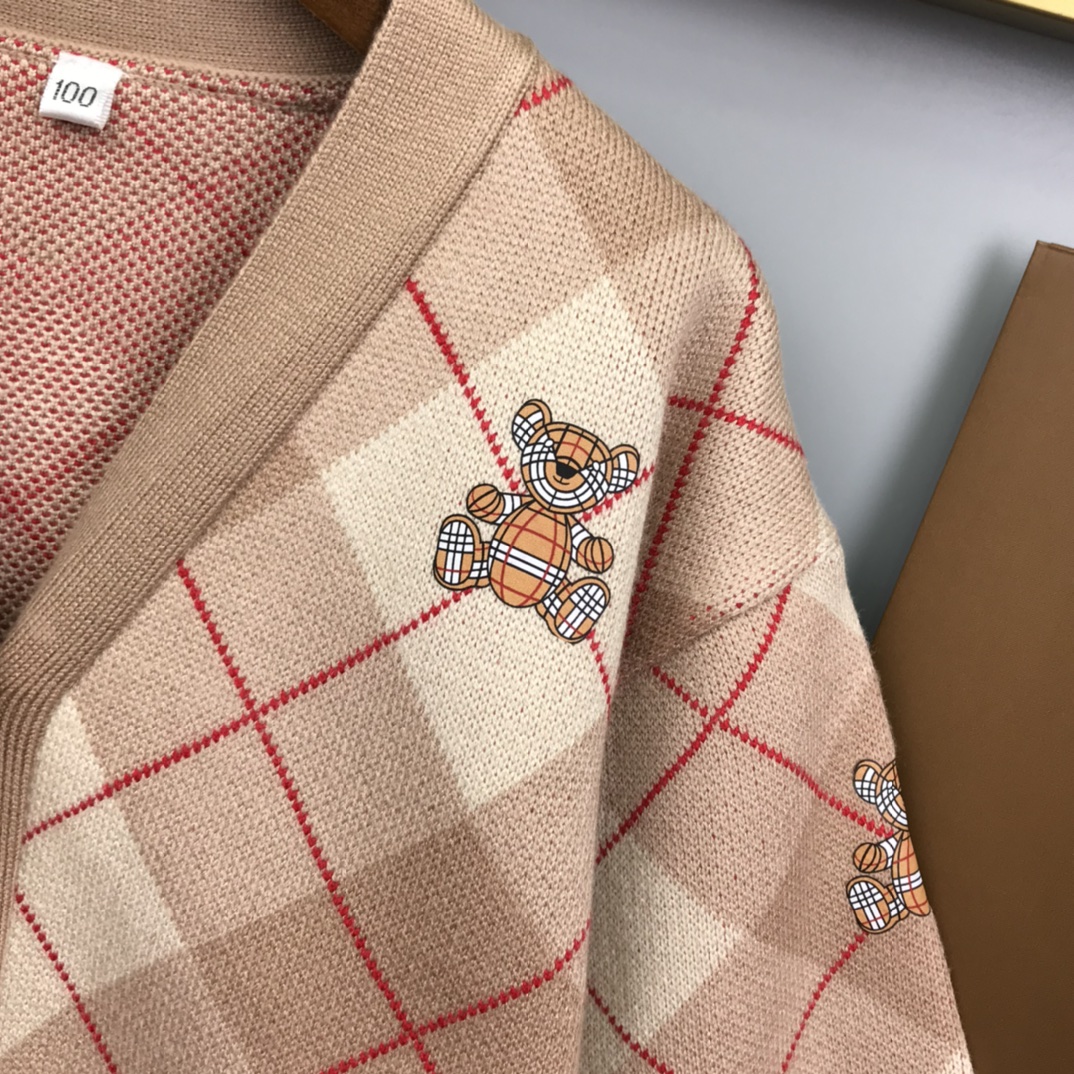 2023 Autumn Fashion: Teddy’s Tweedy Wool Jacket for Kids, Sizes 100-160 - 图片 6