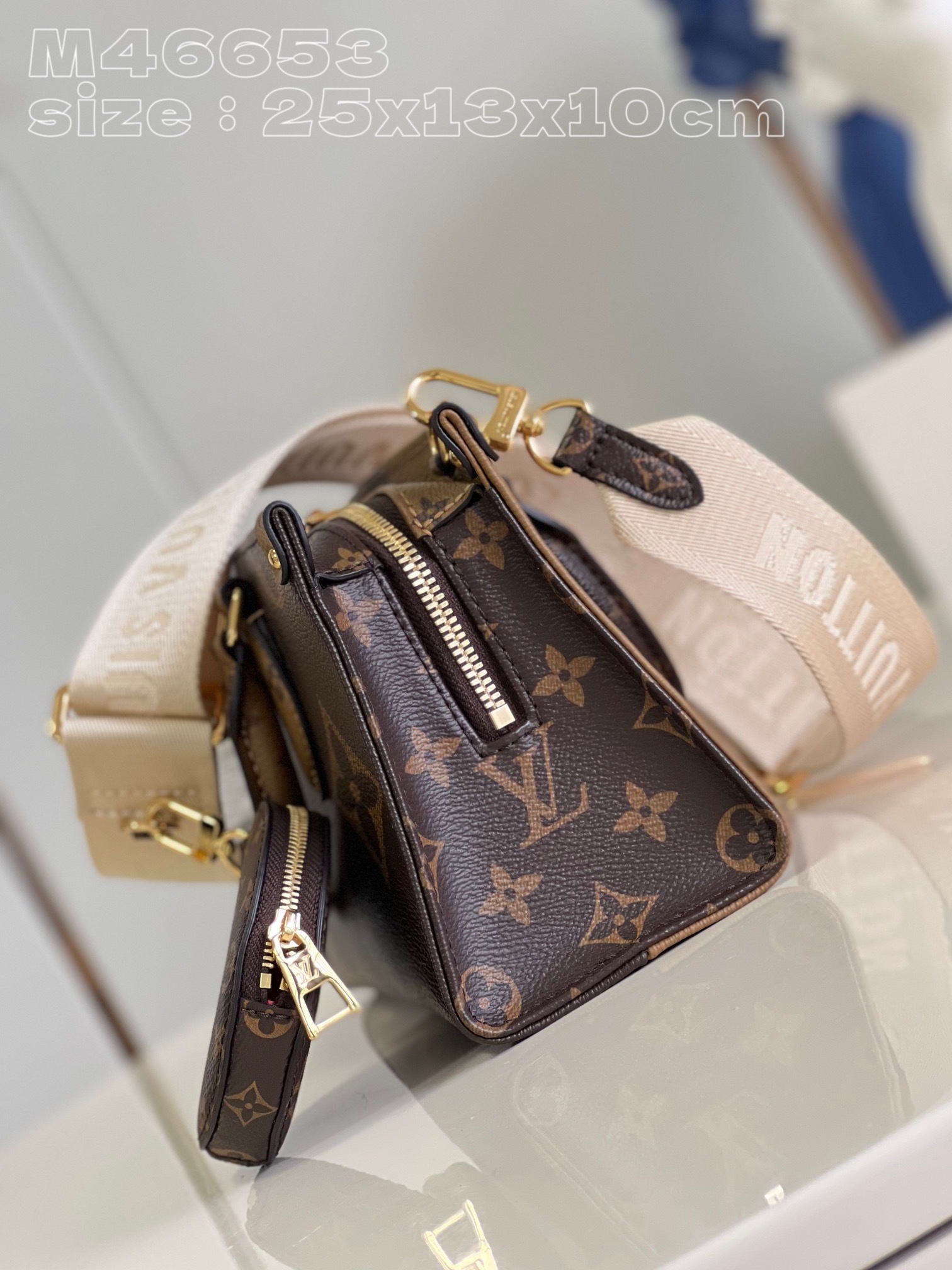 顶级原单M46653本款OnTheGo托特包融合GiantMonogram和MonogramRevers