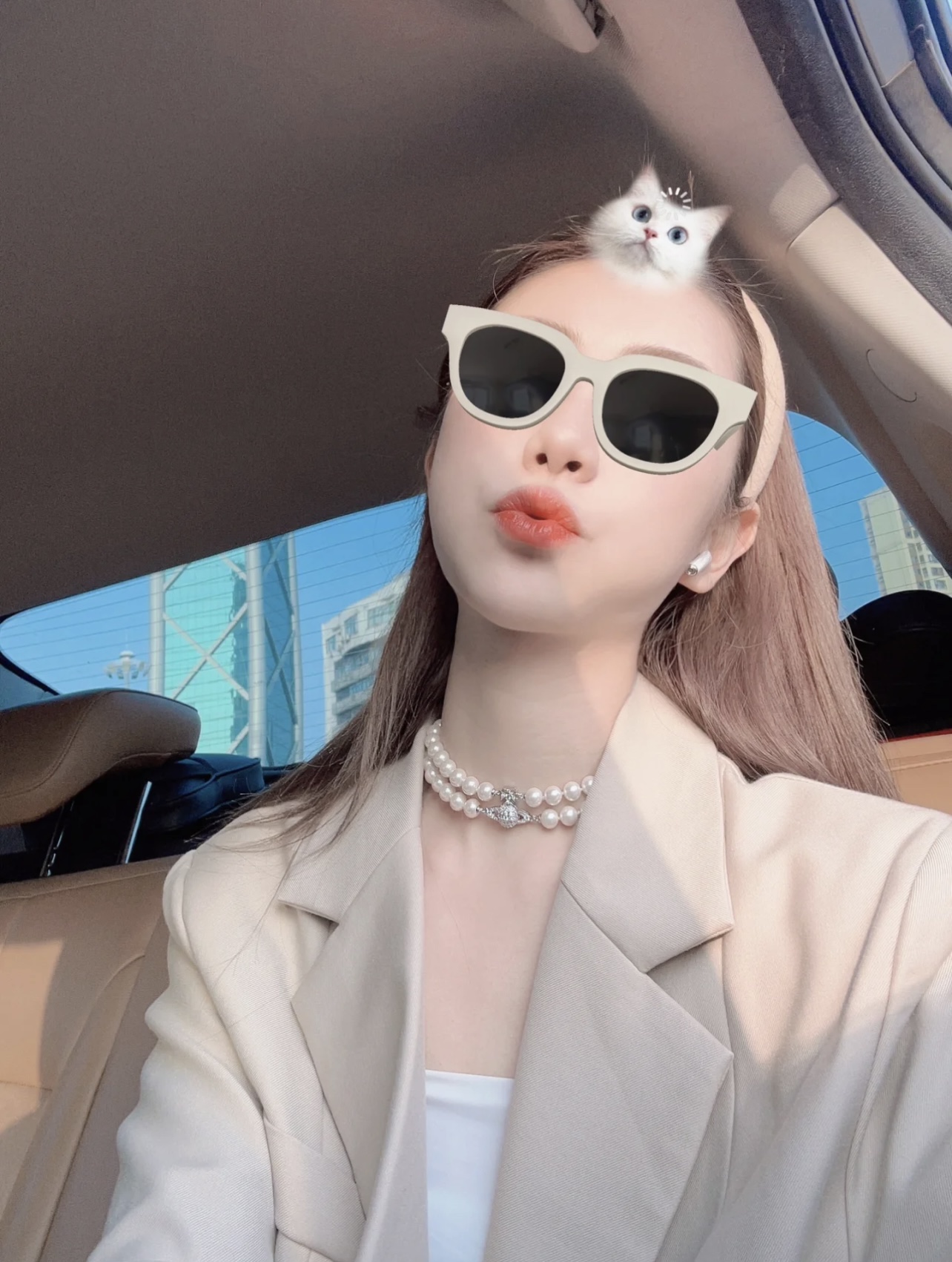 Vivienne Westwood 新品上架西太后双层珍珠磁扣土星项链