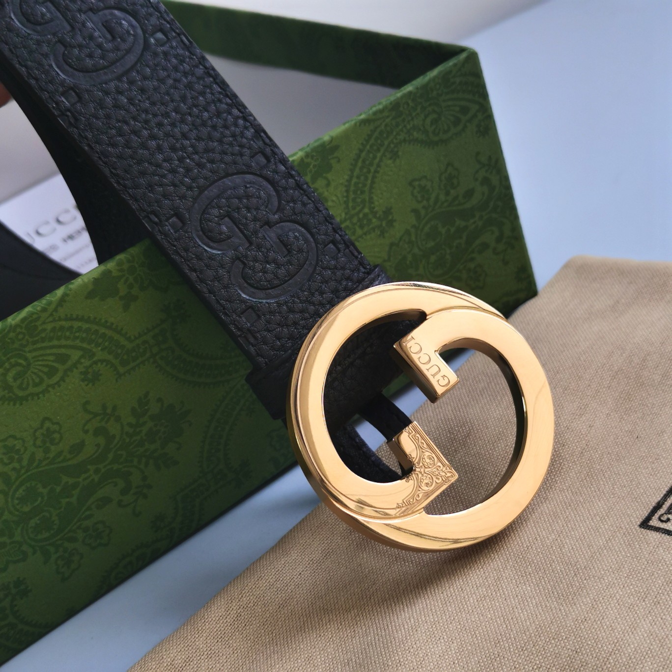 Gucci纯原进口原厂压花精品钢扣宽4.0Cm经典永不过时潮流大方时尚百搭