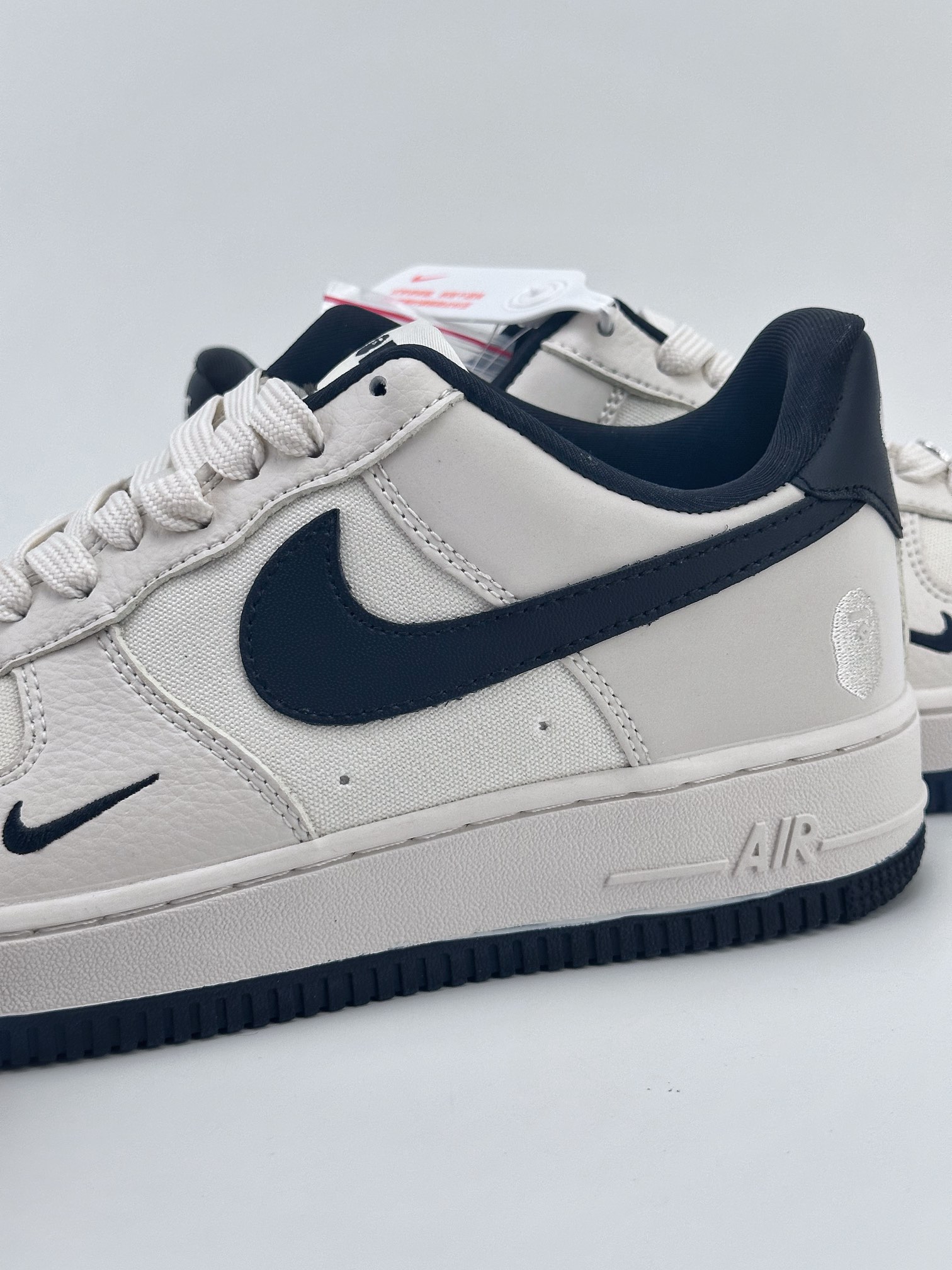 Nike Air Force 1 Low 07 BAPE patchwork beige black BS9055-746