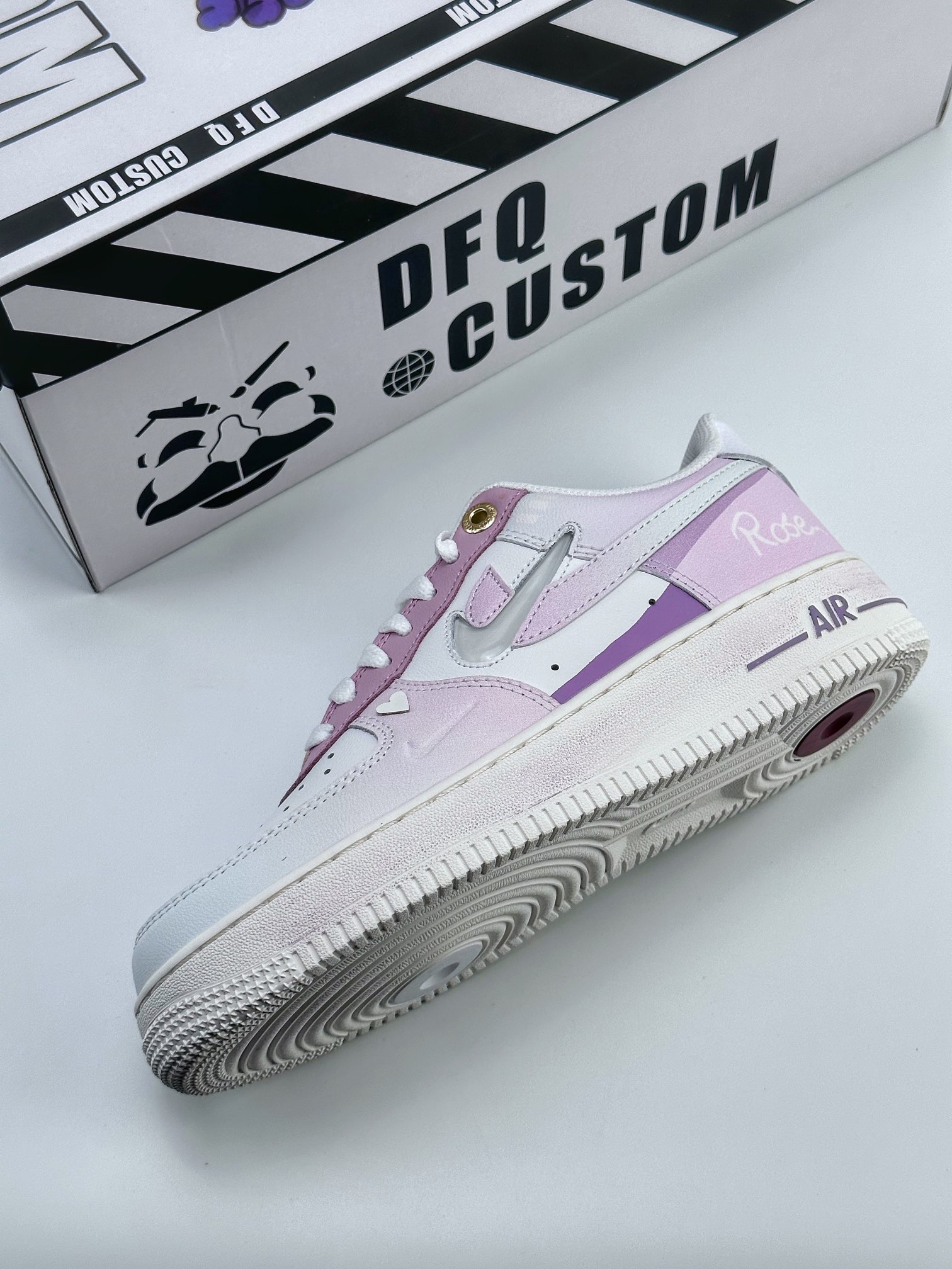 Nike Air Force 1 Low 07 Custom Gradient Girl Pink DZ5616-100