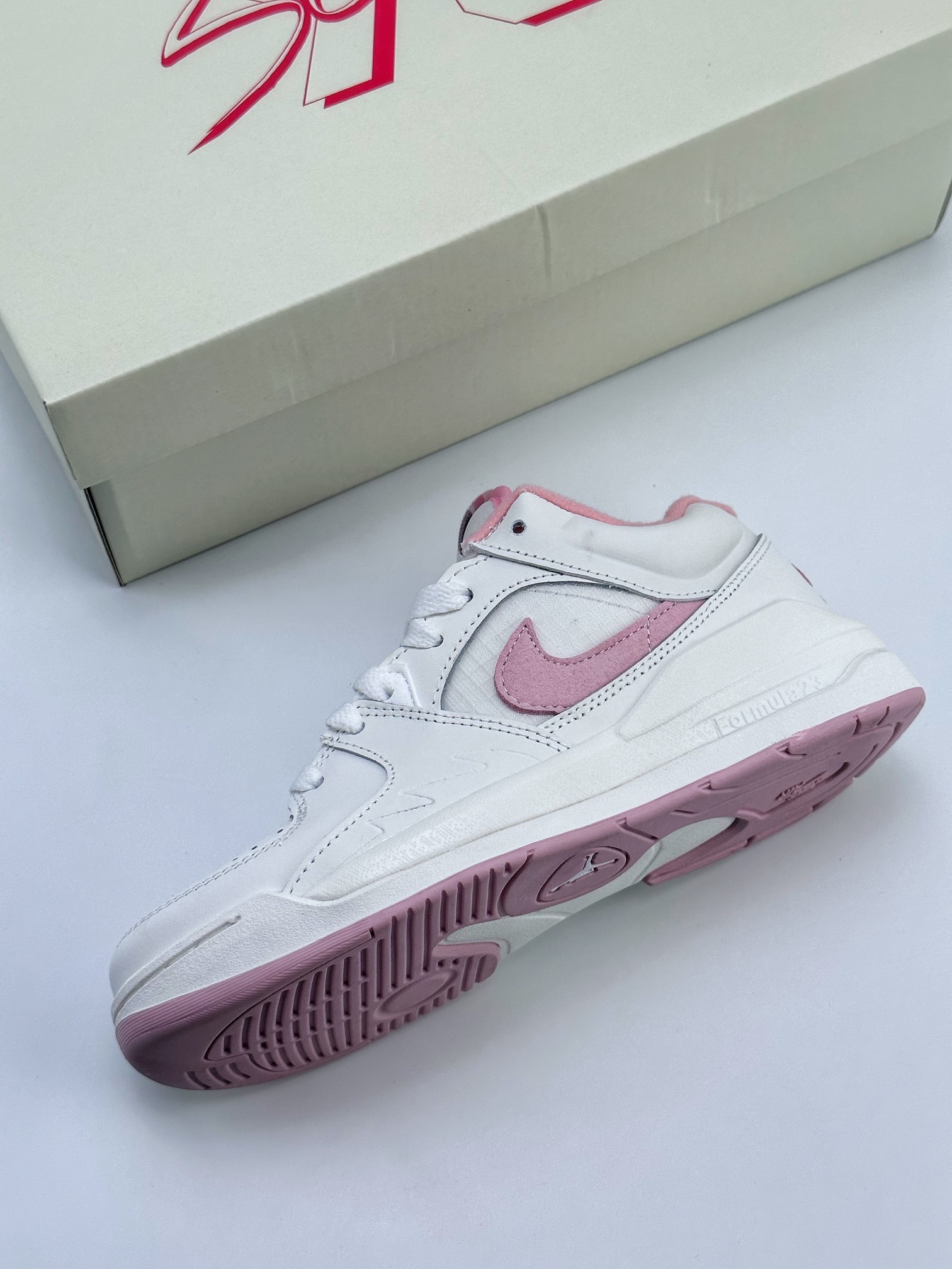 Nike Jordan Stadium 90 White and Pink Basketball Shoes FB2269-106