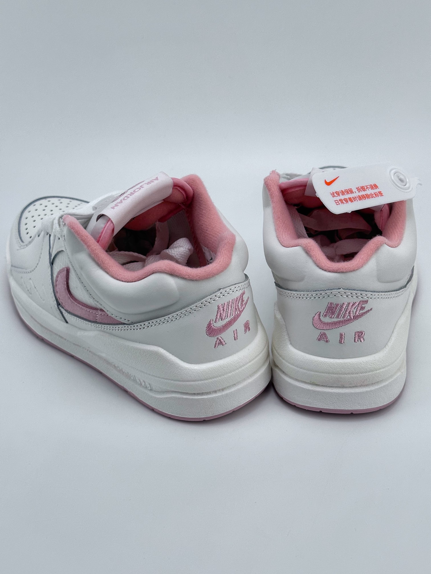 Nike Jordan Stadium 90 White and Pink Basketball Shoes FB2269-106