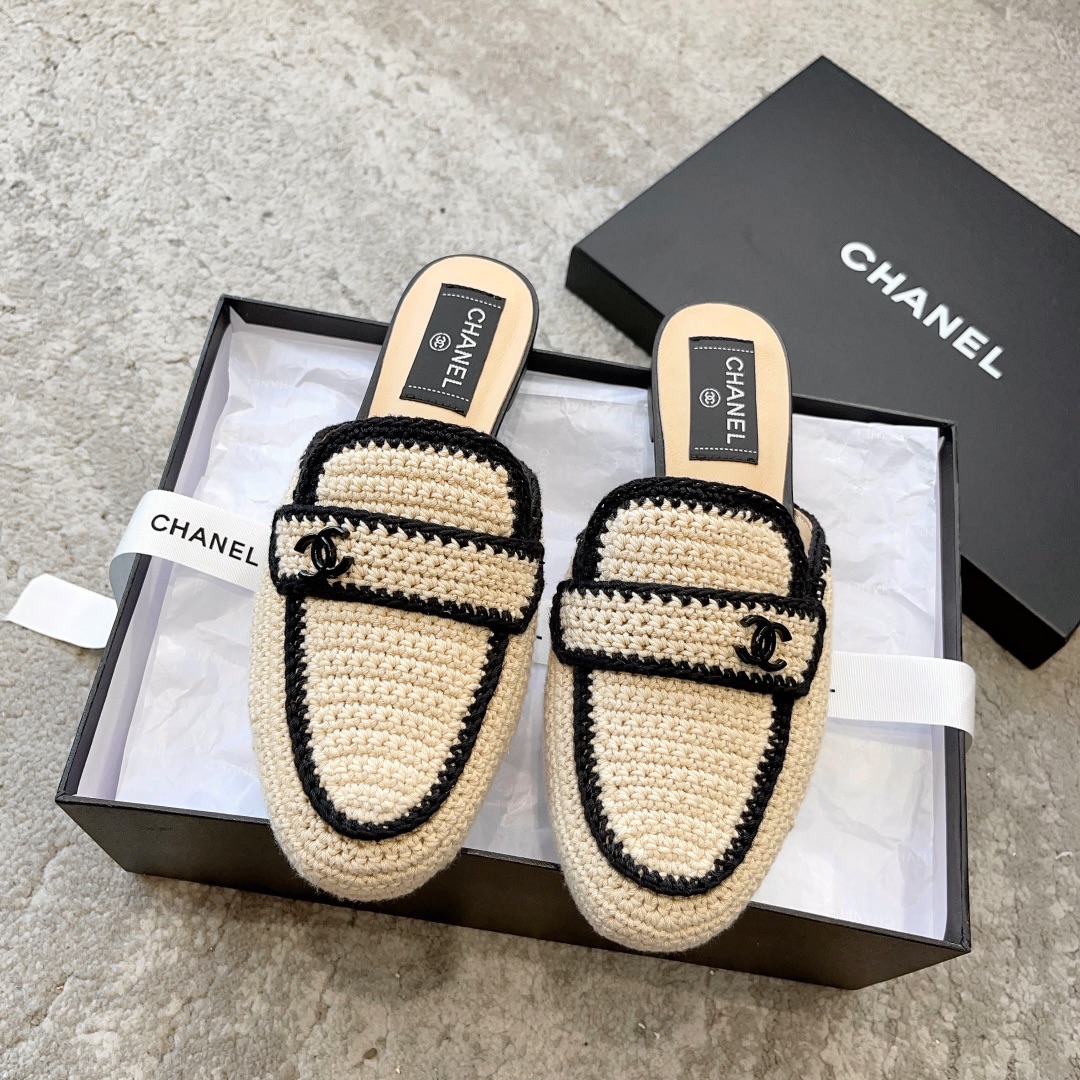 CHANEL Mules Loafers | Vintage Luxe Loafers | Double C Metal Buckle + Oiled Wax Calfskin