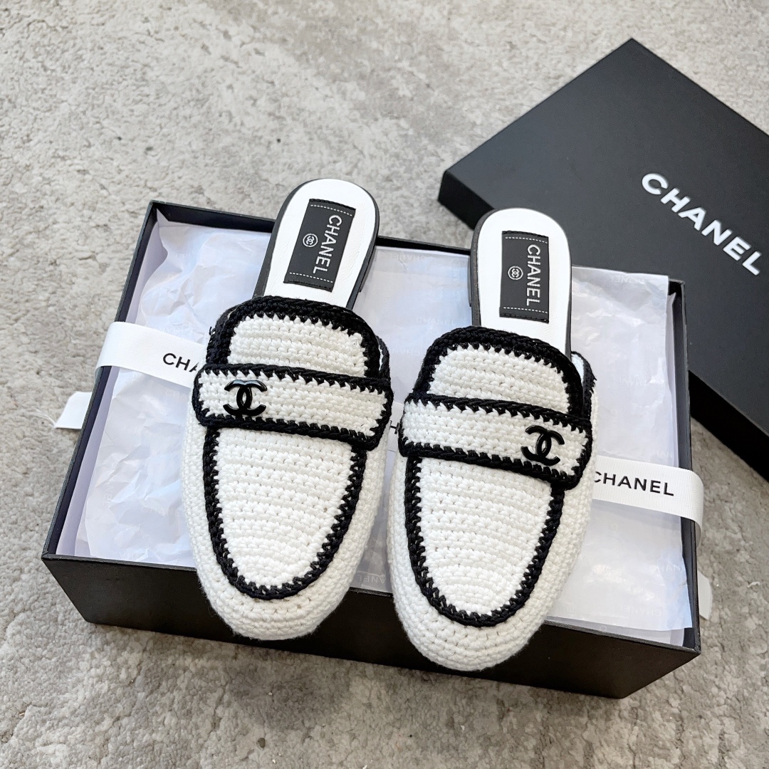 CHANEL Mules Loafers | Vintage Luxe Loafers | Double C Metal Buckle + Oiled Wax Calfskin