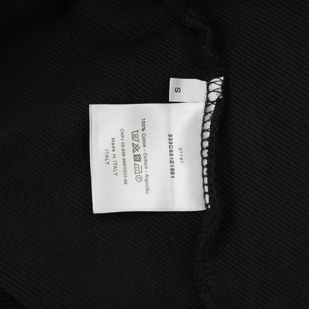 DIOR/迪奥 毛巾绣LOGO竖腿长裤