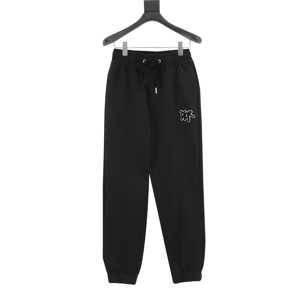 DIOR/迪奥 毛巾绣LOGO竖腿长裤