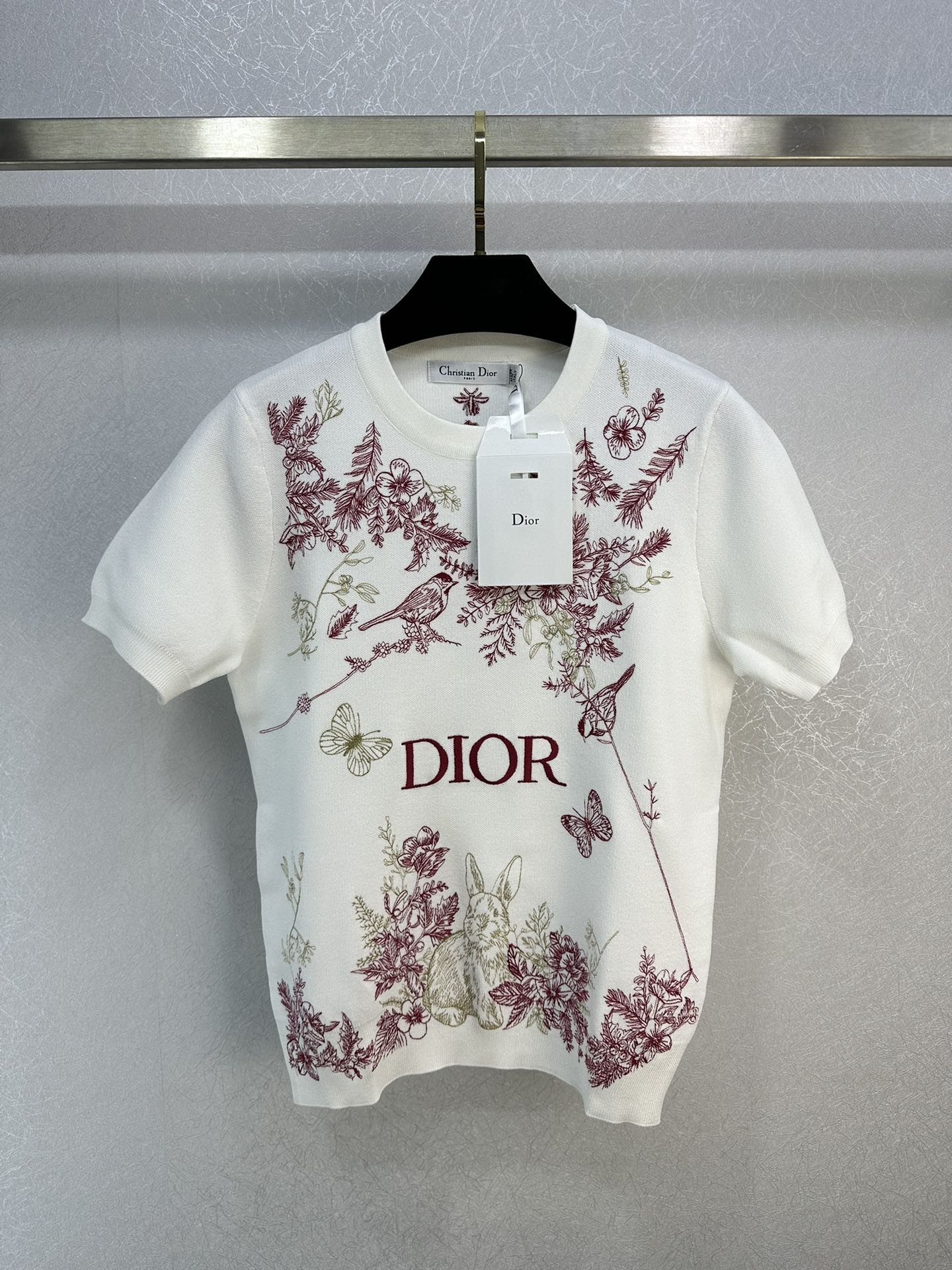 Dior Clothing Shirts & Blouses Embroidery Cashmere Knitting Fall Collection