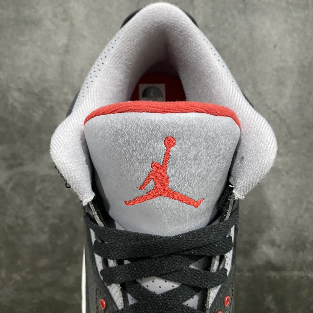 X version of the original Air Jordan 3 Retro OG ”Black Cement” AJ3 Joe 3 Black Cement 854262-001