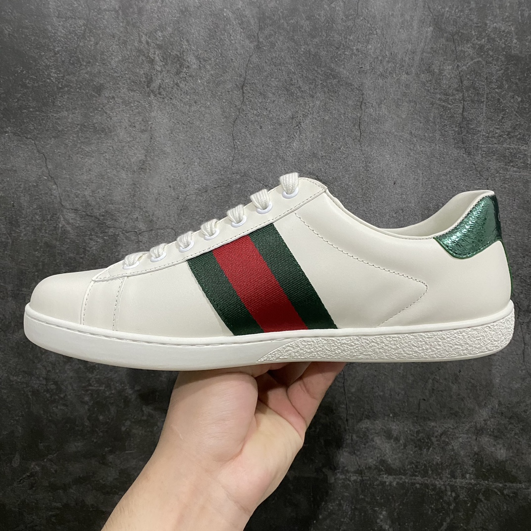 [Purely made in Dongguan] Gucci white shoes series classic snake comes with original shoe tongue imitation wear environmentally friendly paper pad