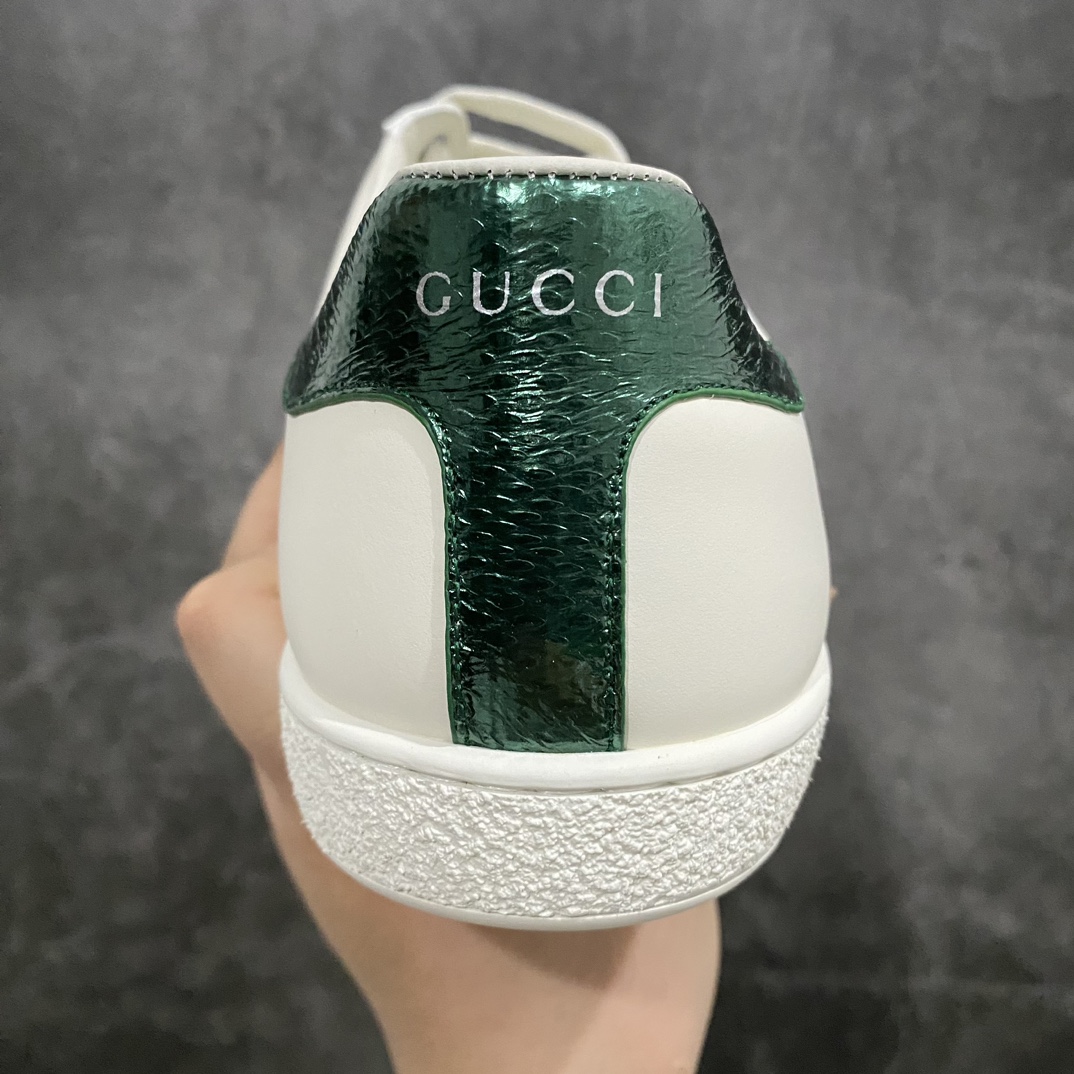 [Purely made in Dongguan] Gucci white shoes series classic snake comes with original shoe tongue imitation wear environmentally friendly paper pad