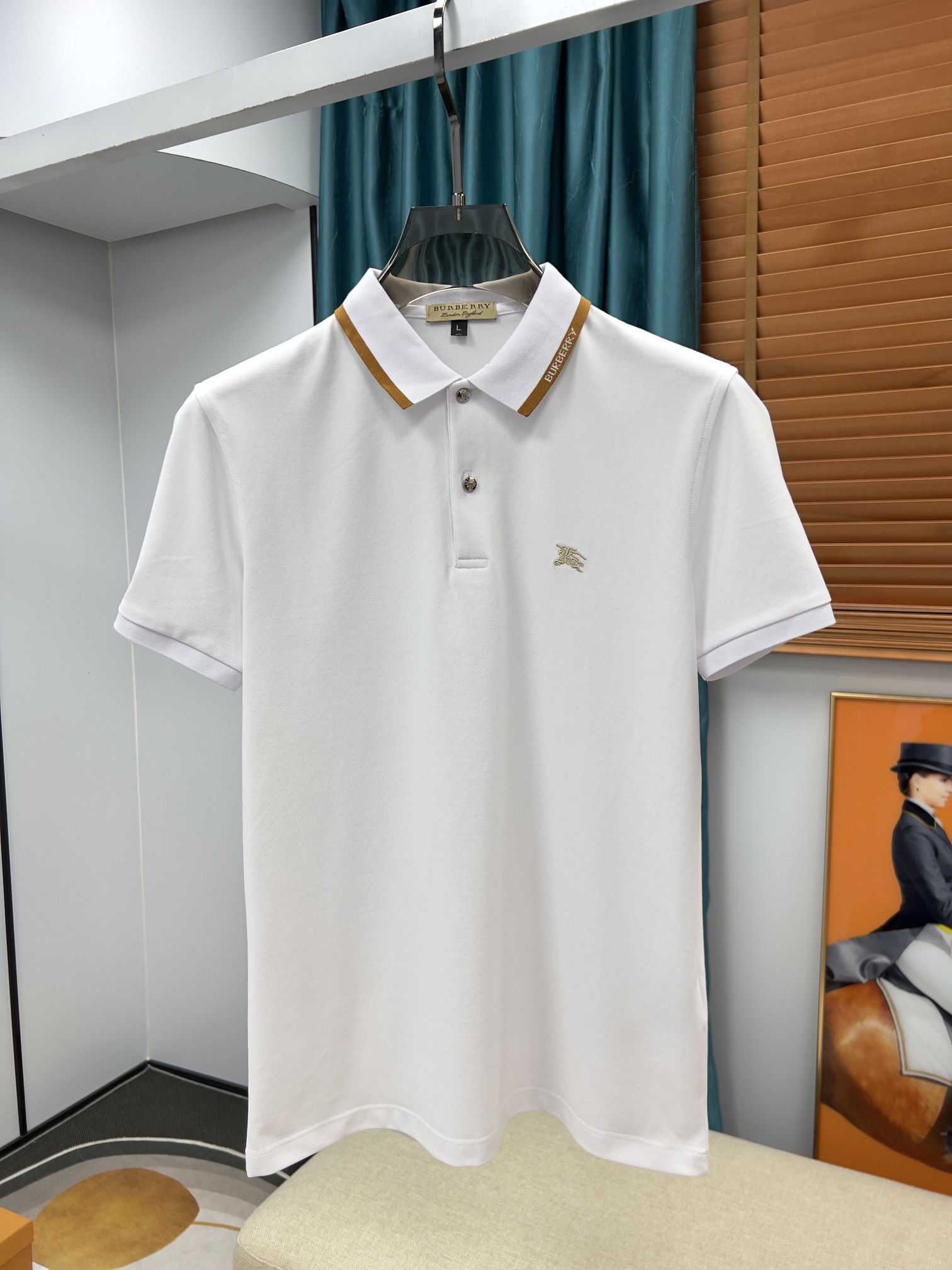 Burberry Clothing Polo Men Cotton Spring/Summer Collection Fashion Casual
