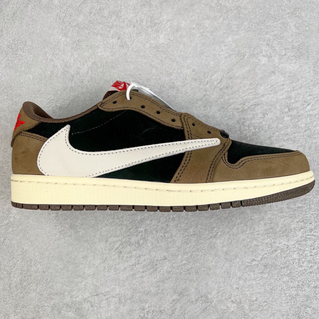 图片[5]-＃LJ渠道版 Travis Scott x Air Jordan AJ1 Low OG SP TS联名倒钩低帮系列五色 原盒原配 原厂拉帮工艺 针距密度一致 全新升级网板中底 原楦原纸板开发 后跟弧度收口自然不对折 极致一眼正品既视感 原厂皮料 进口玻璃冲刀皮料裁剪零毛边 承诺百分百一致原鞋 全鞋电脑针车工艺 鞋面清洁度最高QC检验标准 控制溢胶 原厂电绣工艺 鞋标鞋盒、防尘纸 均采购来自原厂 尺码：36 36.5 37.5 38 38.5 39 40 40.5 41 42 42.5 43 44 44.5 45 46 47.5-选品中心