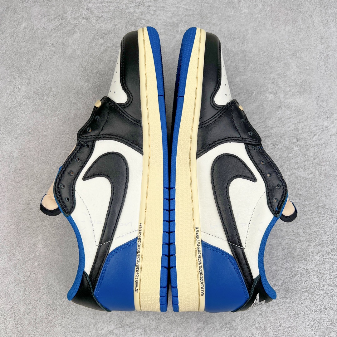 图片[5]-＃LJ渠道版 Travis Scott x Fragment x Air Jordan AJ1 Low OG SP 三方联名闪电倒钩低帮 DM7866-140 原盒原配 原厂拉帮工艺 针距密度一致 全新升级网板中底 原楦原纸板开发 后跟弧度收口自然不对折 极致一眼正品既视感 原厂皮料 进口玻璃冲刀皮料裁剪零毛边 承诺百分百一致原鞋 全鞋电脑针车工艺 鞋面清洁度最高QC检验标准 控制溢胶 原厂电绣工艺 鞋标鞋盒、防尘纸 均采购来自原厂 尺码：36 36.5 37.5 38 38.5 39 40 40.5 41 42 42.5 43 44 44.5 45 46 47.5-选品中心