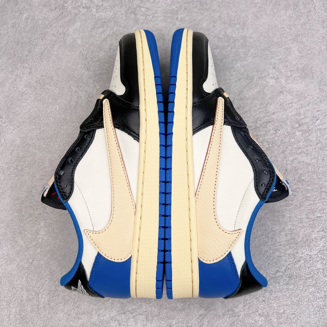 图片[4]-＃LJ渠道版 Travis Scott x Fragment x Air Jordan AJ1 Low OG SP 三方联名闪电倒钩低帮 DM7866-140 原盒原配 原厂拉帮工艺 针距密度一致 全新升级网板中底 原楦原纸板开发 后跟弧度收口自然不对折 极致一眼正品既视感 原厂皮料 进口玻璃冲刀皮料裁剪零毛边 承诺百分百一致原鞋 全鞋电脑针车工艺 鞋面清洁度最高QC检验标准 控制溢胶 原厂电绣工艺 鞋标鞋盒、防尘纸 均采购来自原厂 尺码：36 36.5 37.5 38 38.5 39 40 40.5 41 42 42.5 43 44 44.5 45 46 47.5-选品中心