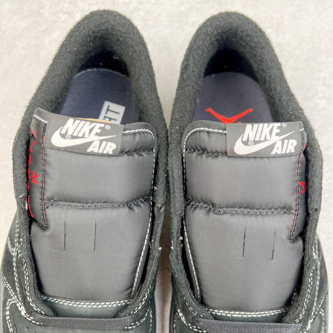 图片[7]-＃LJ渠道版 Travis Scott x Air Jordan AJ1 Low OG TS联名黑武士倒钩4.0低帮 DM7866-001 原盒原配 原厂拉帮工艺 针距密度一致 全新升级网板中底 原楦原纸板开发 后跟弧度收口自然不对折 极致一眼正品既视感 原厂皮料 进口玻璃冲刀皮料裁剪零毛边 承诺百分百一致原鞋 全鞋电脑针车工艺 鞋面清洁度最高QC检验标准 控制溢胶 原厂电绣工艺 鞋标鞋盒、防尘纸 均采购来自原厂 尺码：36 36.5 37.5 38 38.5 39 40 40.5 41 42 42.5 43 44 44.5 45 46 47.5-选品中心
