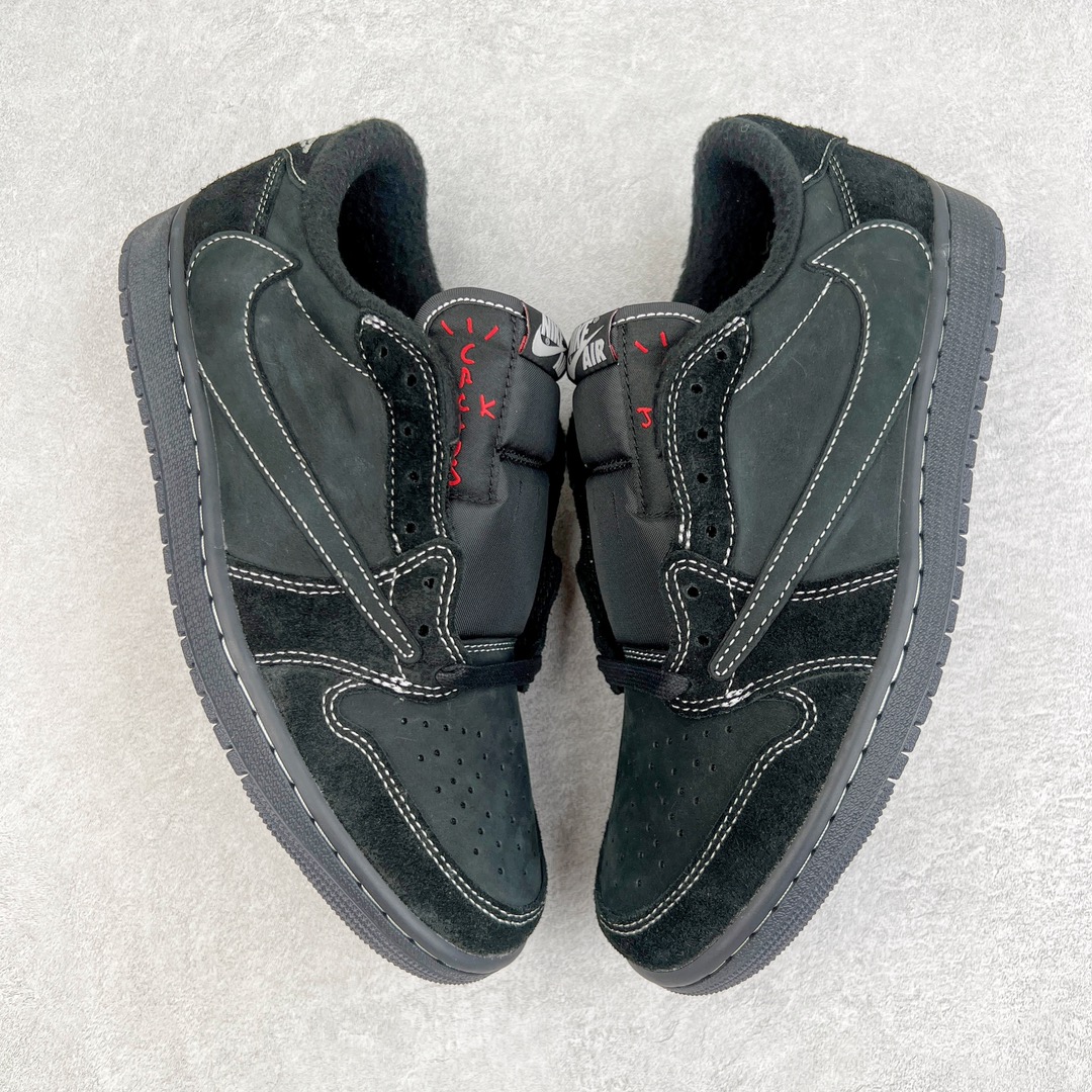 图片[3]-＃LJ渠道版 Travis Scott x Air Jordan AJ1 Low OG TS联名黑武士倒钩4.0低帮 DM7866-001 原盒原配 原厂拉帮工艺 针距密度一致 全新升级网板中底 原楦原纸板开发 后跟弧度收口自然不对折 极致一眼正品既视感 原厂皮料 进口玻璃冲刀皮料裁剪零毛边 承诺百分百一致原鞋 全鞋电脑针车工艺 鞋面清洁度最高QC检验标准 控制溢胶 原厂电绣工艺 鞋标鞋盒、防尘纸 均采购来自原厂 尺码：36 36.5 37.5 38 38.5 39 40 40.5 41 42 42.5 43 44 44.5 45 46 47.5-选品中心