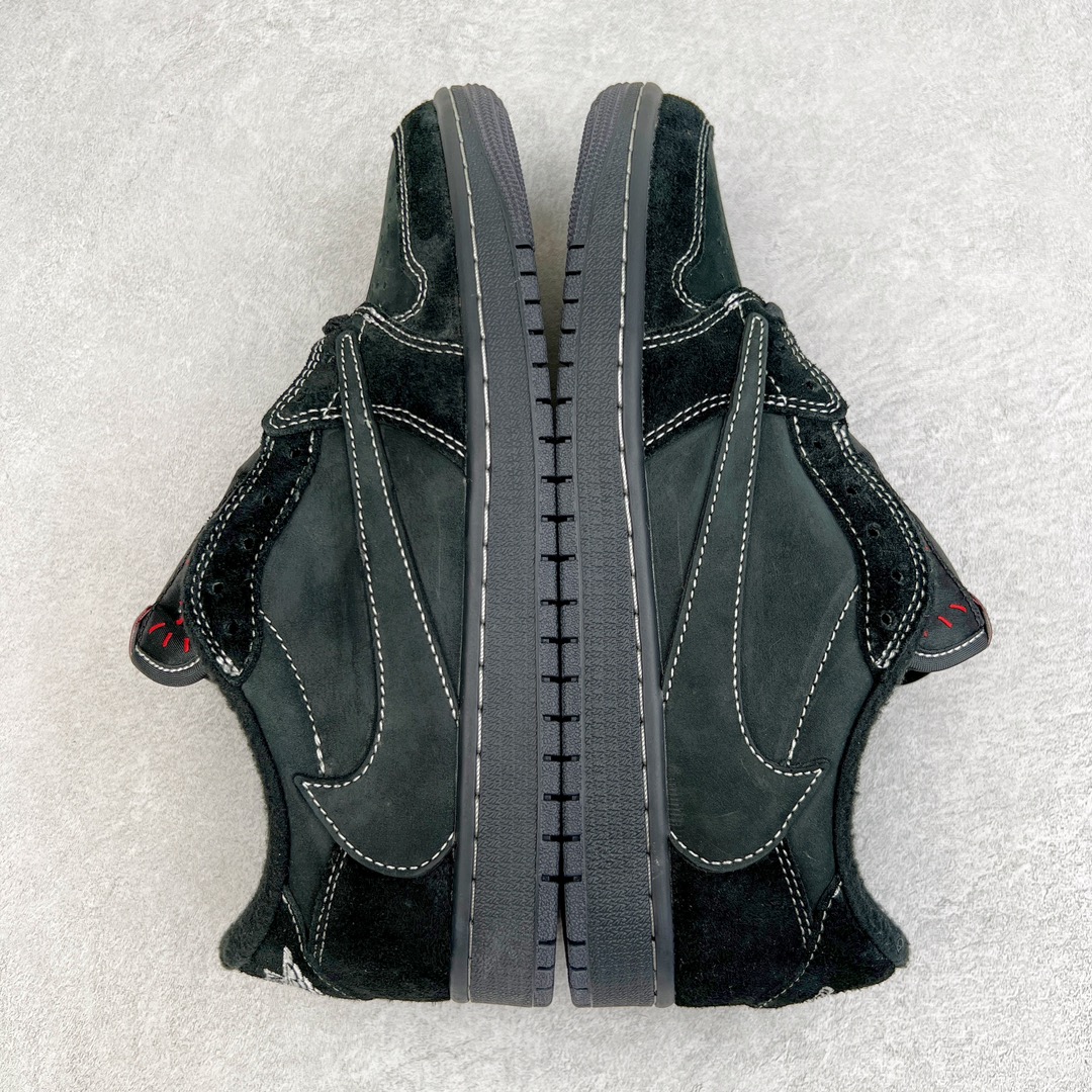 图片[4]-＃LJ渠道版 Travis Scott x Air Jordan AJ1 Low OG TS联名黑武士倒钩4.0低帮 DM7866-001 原盒原配 原厂拉帮工艺 针距密度一致 全新升级网板中底 原楦原纸板开发 后跟弧度收口自然不对折 极致一眼正品既视感 原厂皮料 进口玻璃冲刀皮料裁剪零毛边 承诺百分百一致原鞋 全鞋电脑针车工艺 鞋面清洁度最高QC检验标准 控制溢胶 原厂电绣工艺 鞋标鞋盒、防尘纸 均采购来自原厂 尺码：36 36.5 37.5 38 38.5 39 40 40.5 41 42 42.5 43 44 44.5 45 46 47.5-选品中心