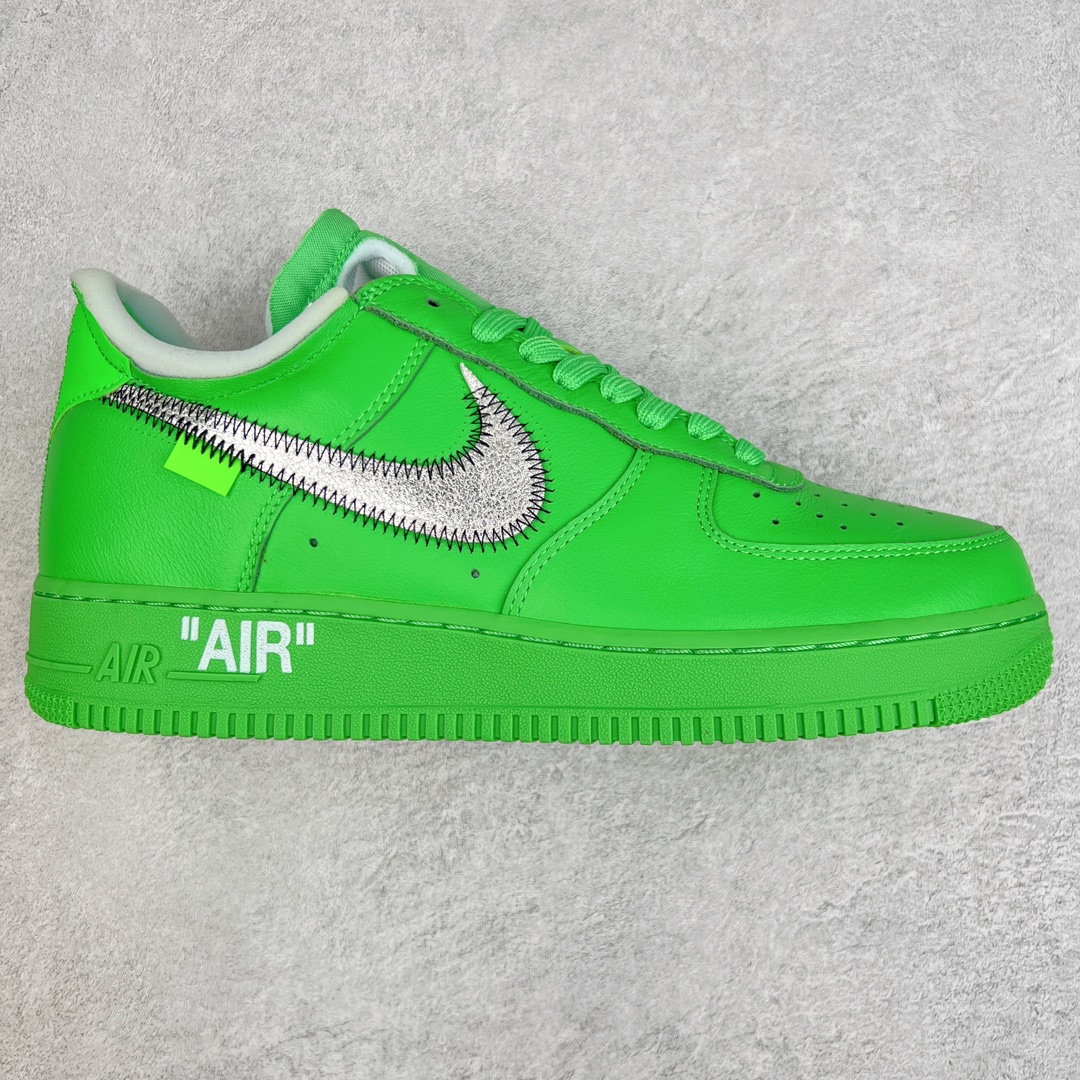 零售💰230 ＃LJ渠道版福利‼Off-White x NK Air Force 1 \”Green\” 空军一号 OW联名绿色艺术馆 DX1419-300 全套原‮原楦‬纸版开发 越南原‮大装‬底 重金采购原厂Prime Asia贝利进口皮料 内侧标语字体三段大小 原厂油墨加持 色泽亮度 高频效果一致 全鞋电脑针车 工整有序 视觉效果满分 原厂拉帮手法 标准四线 密度针距针孔大小控制到位 原装反口里网布海绵 正确卡色网眼大小 原厂港宝加持完美还原灵魂版型 原盒原配从里到外百分百还原 内置Sole气垫 中底白色背胶 SIZE：36 36.5 37.5 38 38.5 39 40 40.5 41 42 42.5 43 44 44.5 45 46 47.5 编码：by2936030-运动鞋