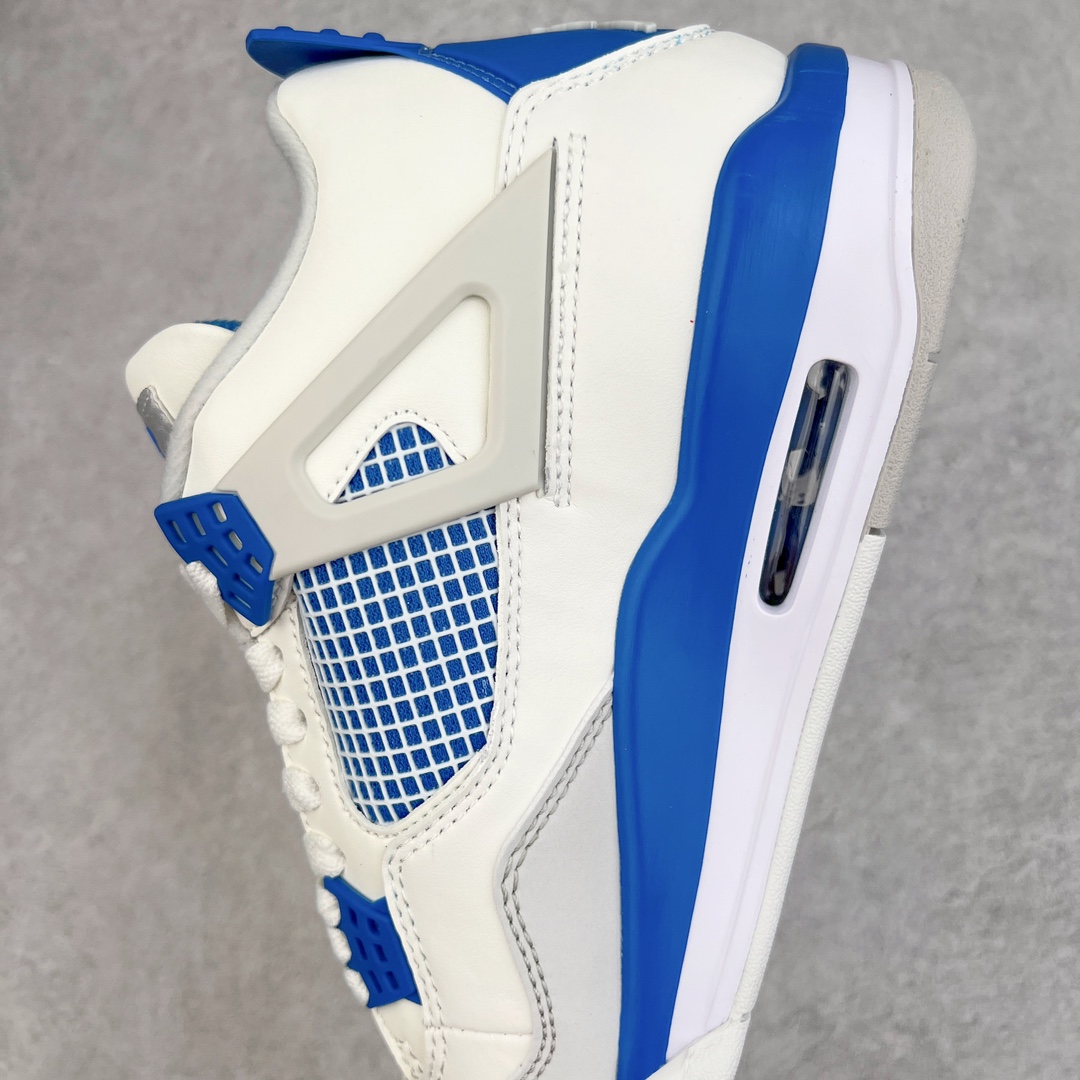 图片[7]-＃PB版 福利特价 Air Jordan AJ4 Retro 耗时半年巨作 全套原纸板楦头开发 调试30余版 确保原汁原味完美呈现四代版型 一比一鞋头弧度高度趴度鞋身弧度 此版本只针对中端市场 皮料材质有所更替 其他数据细节工艺流程均保持公司一致 细节品控鞋型随意秒杀市面3XX 4XX 原厂TPU网格鞋带扣 正确内里网布 菱角分明不变形无多余毛边 柔软性质感一致于原鞋 原厂织唛标 原厂飞人电绣工艺 独家绑鞋带手法 印刷中底布 四线拉帮 米色美纹纸贴合固定 进口港宝加持 后跟自然饱满 全鞋荧光划线卡点 追求极致完美 每一双都是工艺品 多重QC质检 超越公司货的品控标准 实实在在的免检产品 尺码：40 40.5 41 42 42.5 43 44 44.5 45 46 47.5-选品中心