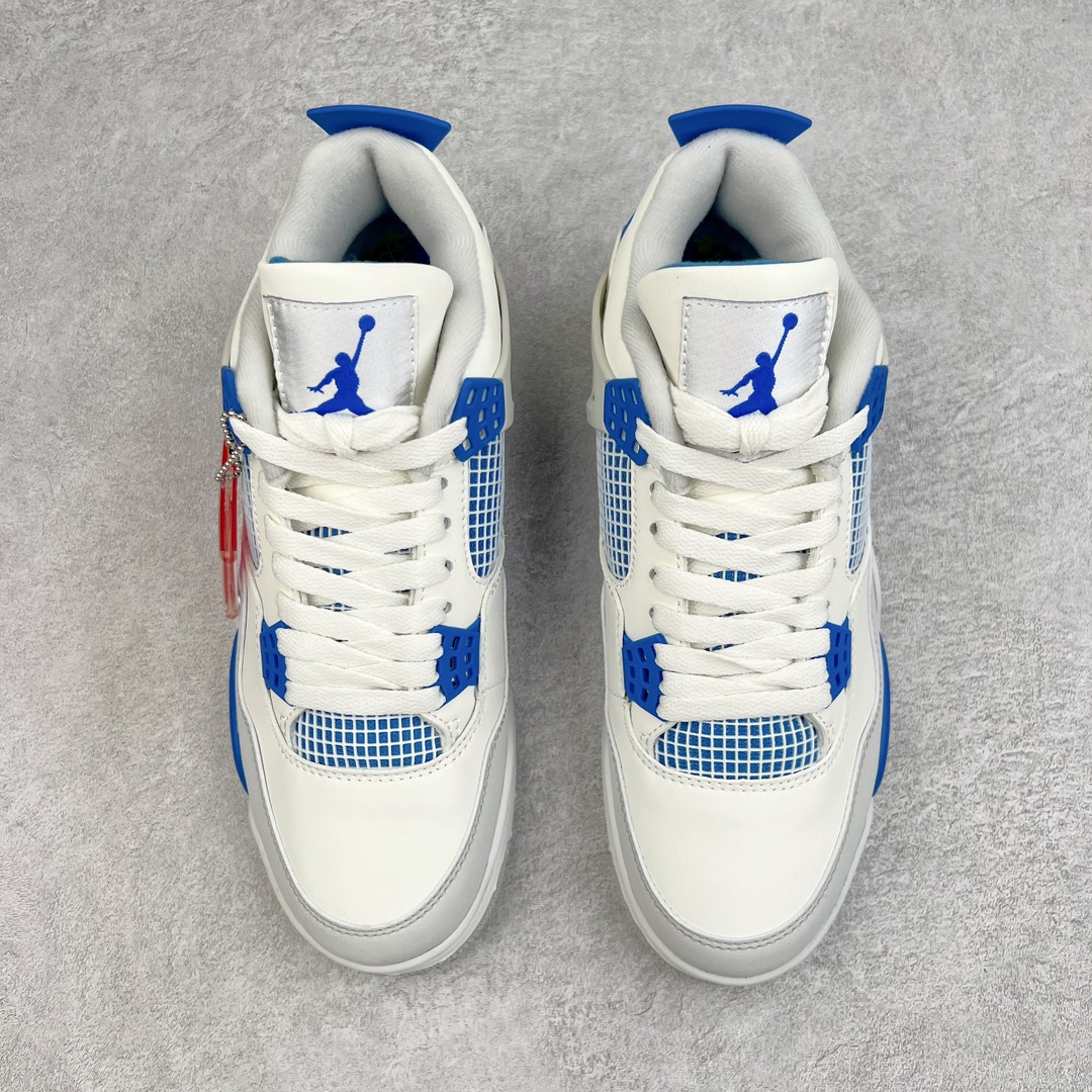 图片[2]-＃PB版 福利特价 Air Jordan AJ4 Retro 耗时半年巨作 全套原纸板楦头开发 调试30余版 确保原汁原味完美呈现四代版型 一比一鞋头弧度高度趴度鞋身弧度 此版本只针对中端市场 皮料材质有所更替 其他数据细节工艺流程均保持公司一致 细节品控鞋型随意秒杀市面3XX 4XX 原厂TPU网格鞋带扣 正确内里网布 菱角分明不变形无多余毛边 柔软性质感一致于原鞋 原厂织唛标 原厂飞人电绣工艺 独家绑鞋带手法 印刷中底布 四线拉帮 米色美纹纸贴合固定 进口港宝加持 后跟自然饱满 全鞋荧光划线卡点 追求极致完美 每一双都是工艺品 多重QC质检 超越公司货的品控标准 实实在在的免检产品 尺码：40 40.5 41 42 42.5 43 44 44.5 45 46 47.5-选品中心