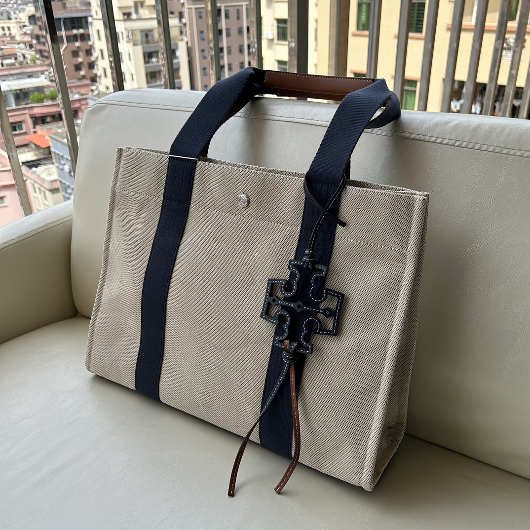 Tory Burch ～最新款TB TORY托特包 100%进口面料搭配
