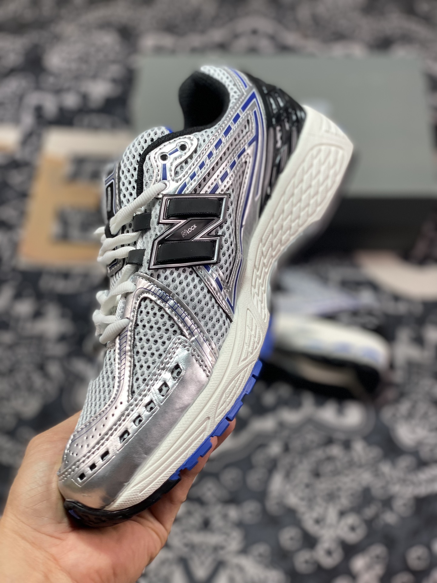 New Balance M1906R series low-top retro dad style casual sports jogging shoes ”Silver Gray Black Racing Blue” M1906RCD